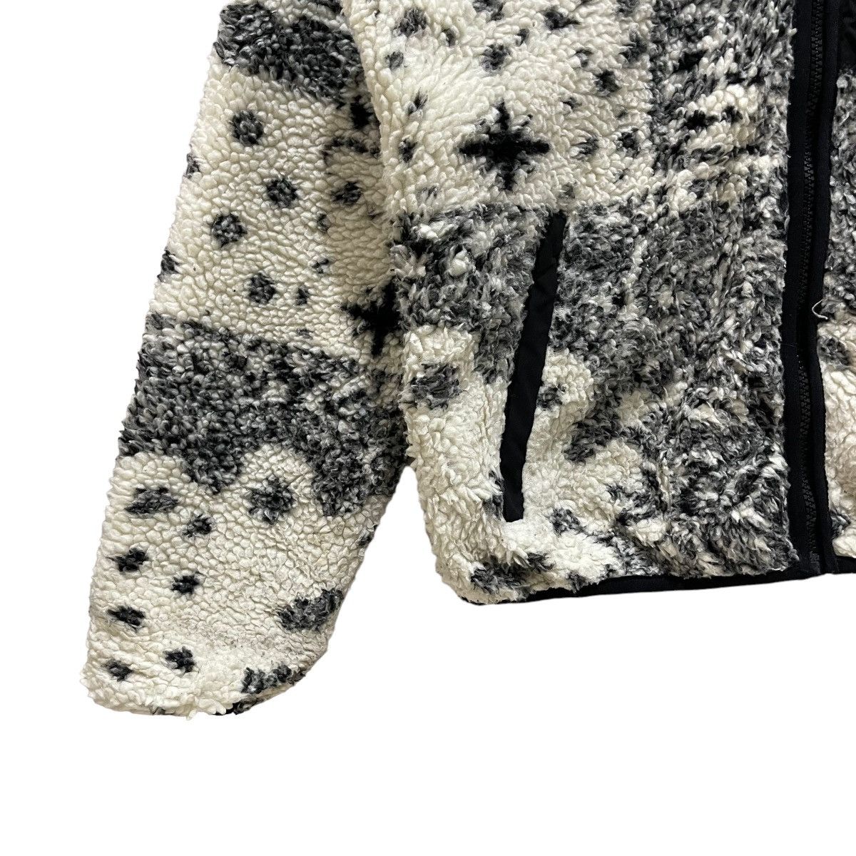 DC DCSHOECOUSA Skateboard Aztec Design Shearling Hoodie Jacket Size US S / EU 44-46 / 1 - 6 Thumbnail