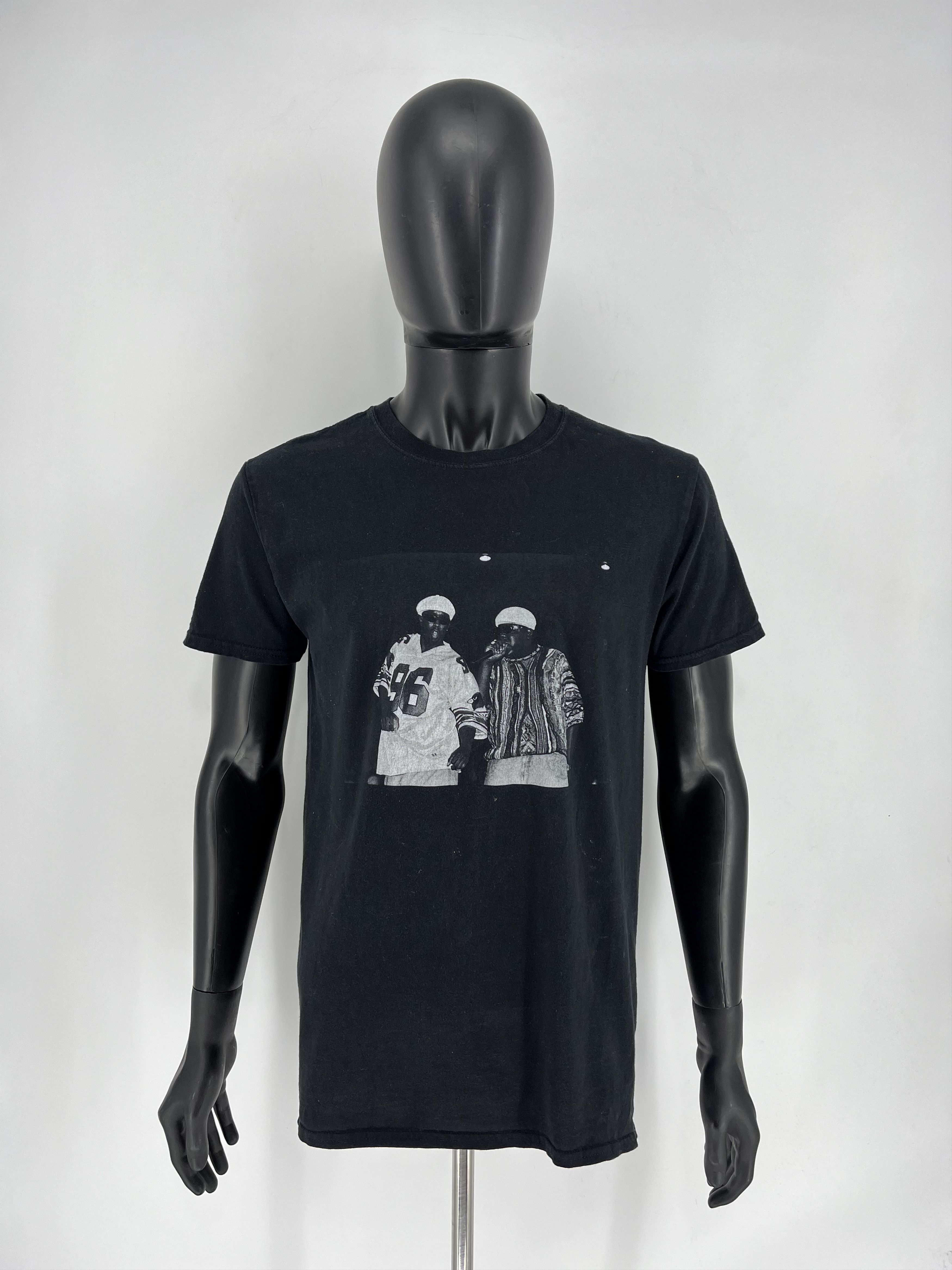 Rap Tees × Vintage Vintage Notorious Big Trust Nobody Black Tee Shirt Size US M / EU 48-50 / 2 - 2 Thumbnail
