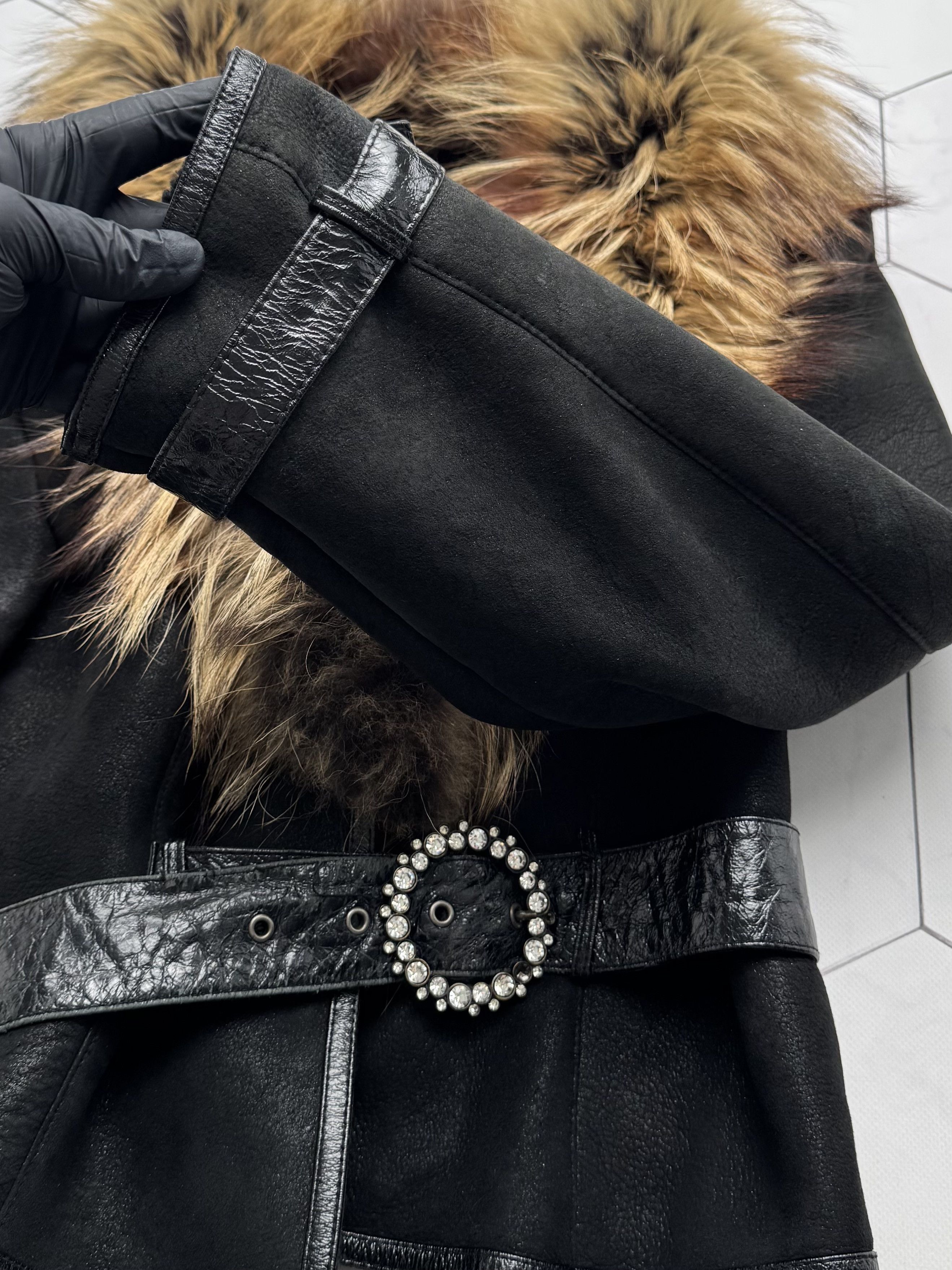 Vintage Vintage Cropped Real Sheepskin Jacket (B550)E2D15 Size L / US 10 / IT 46 - 9 Thumbnail