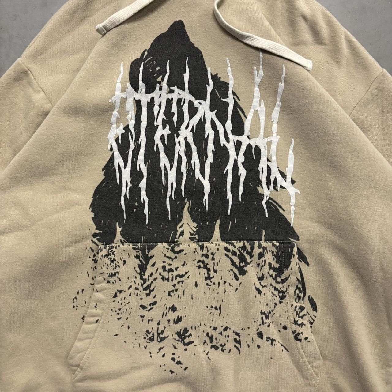 Vintage Crazy Vintage Y2K/2000s Y2K Style Design Beige Eternity Streetwear Style Hoodie! Size US S / EU 44-46 / 1 - 2 Thumbnail