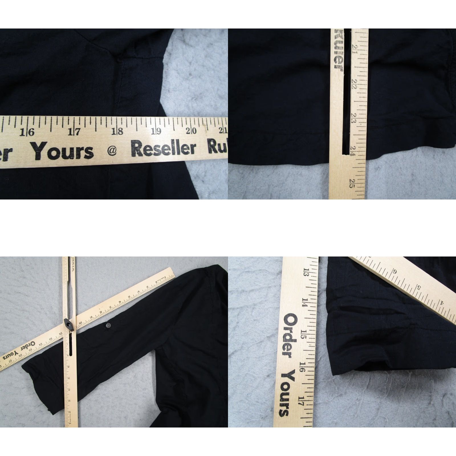 James Perse James Perse Shirt Womens Black 1 Cotton Slub Open Drape Cardigan US WLC2368 Size XS / US 0-2 / IT 36-38 - 8 Thumbnail