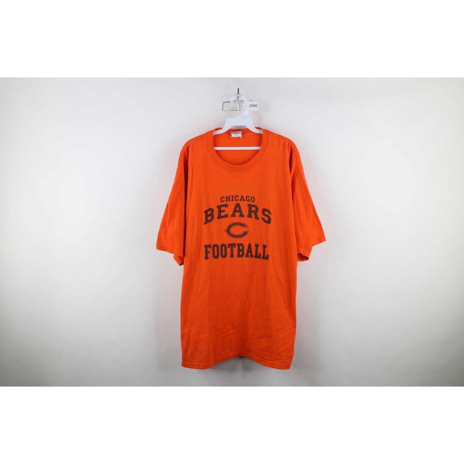 Vintage Vintage Y2K Faded Spell Out Chicago Bears Football T-Shirt Size US XXL / EU 58 / 5 - 1 Thumbnail