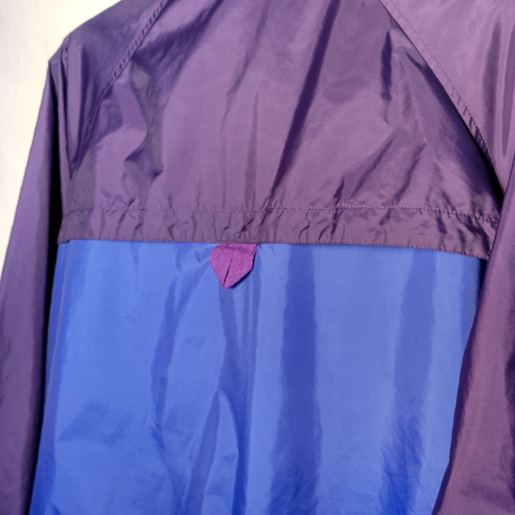 Vintage VINTAGE Columbia Windbreaker Jacket Women XL Blue Purple Hooded Outdoors Nylon READ Size XL / US 12-14 / IT 48-50 - 3 Thumbnail