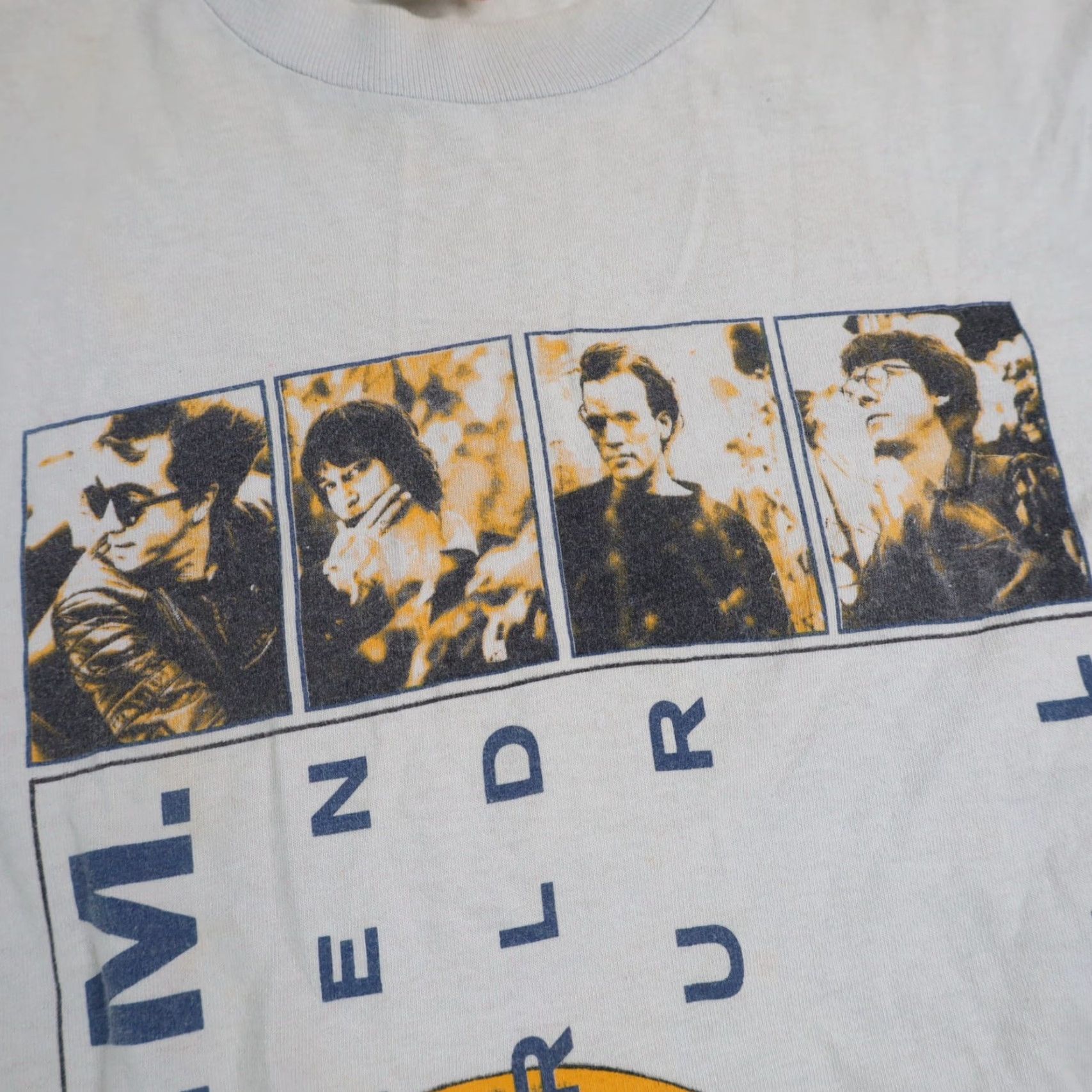 Vintage VINTAGE 80s R.E.M Green World Tour Mens XL Graphic Band Tee Gray Size US XL / EU 56 / 4 - 6 Thumbnail