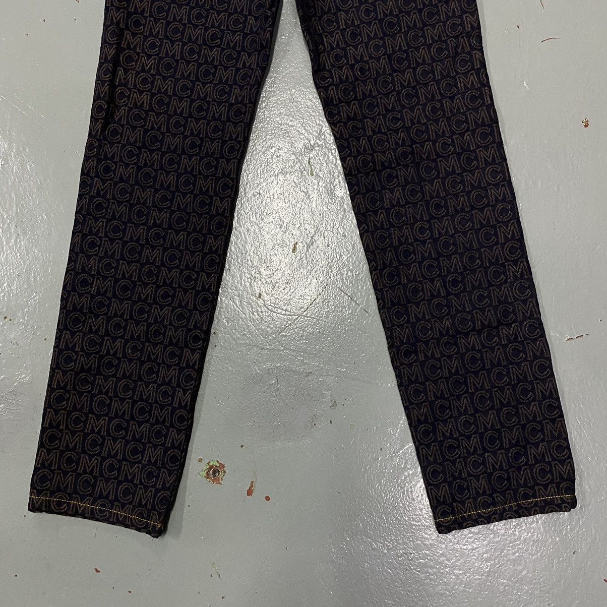MCM × Vintage Vintage Mcm Monogram Denim Jeans Pants Size US 27 - 8 Thumbnail
