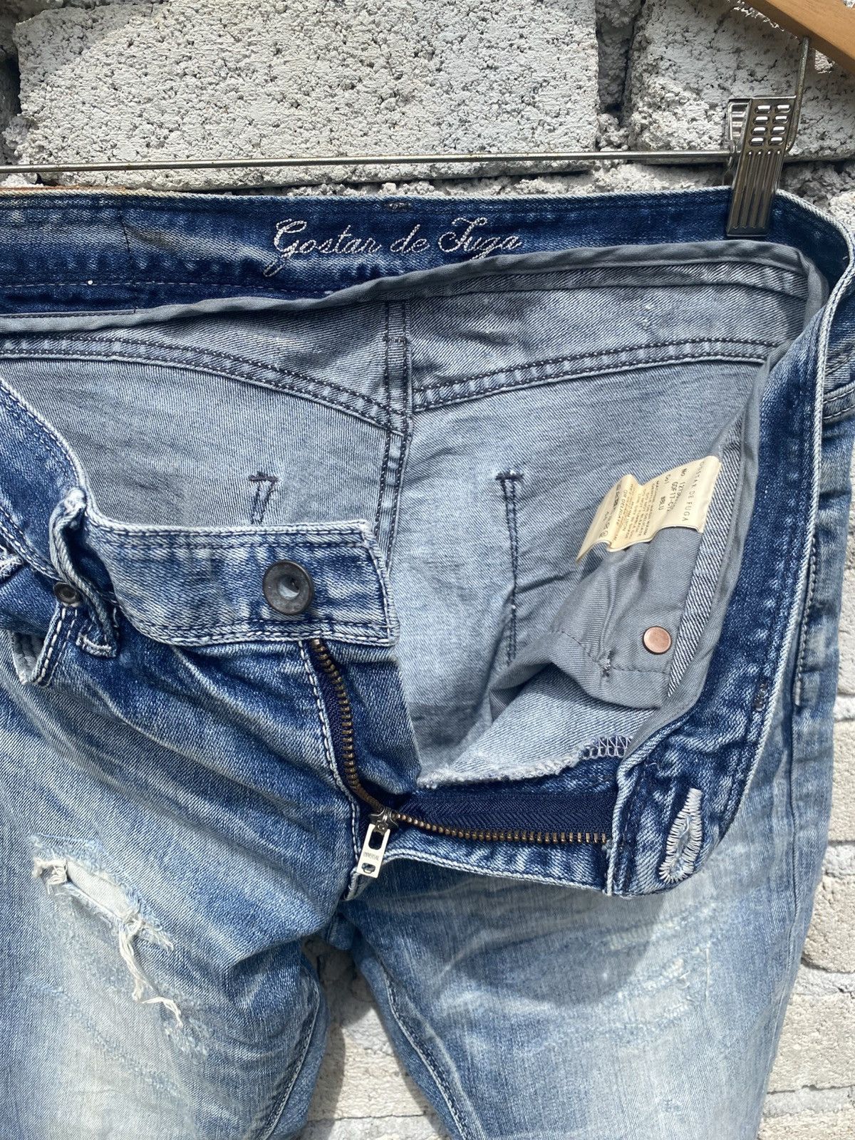 GOSTAR DE FUGA Distressed style gostar de fuga s20-09sep jeans unisex Size US 32 / EU 48 - 15 Thumbnail