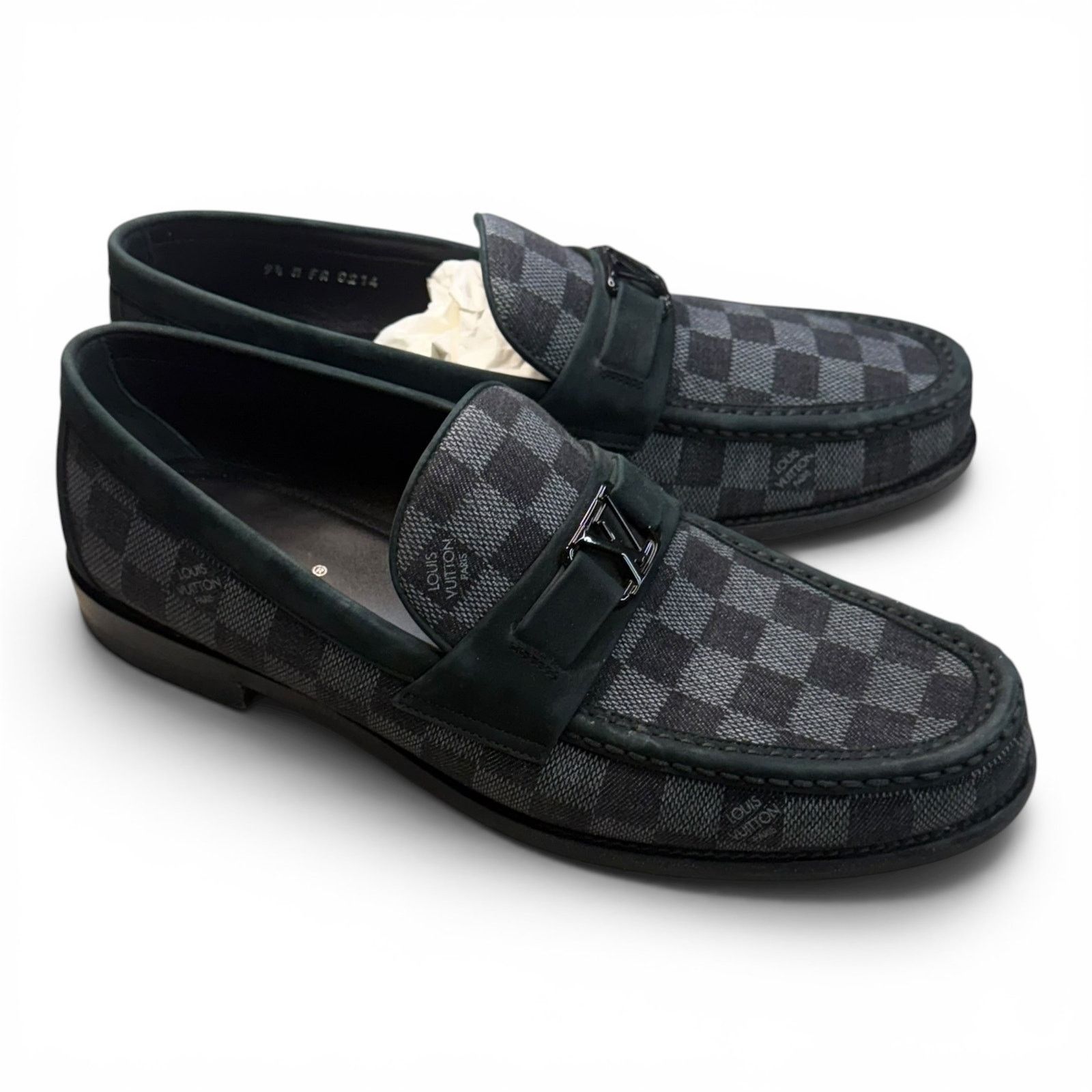 Louis Vuitton Loafers Shoes Leather Black 9.5 Major Loafer - Men - Shoes | LOUIS VUITTON ® main image 4