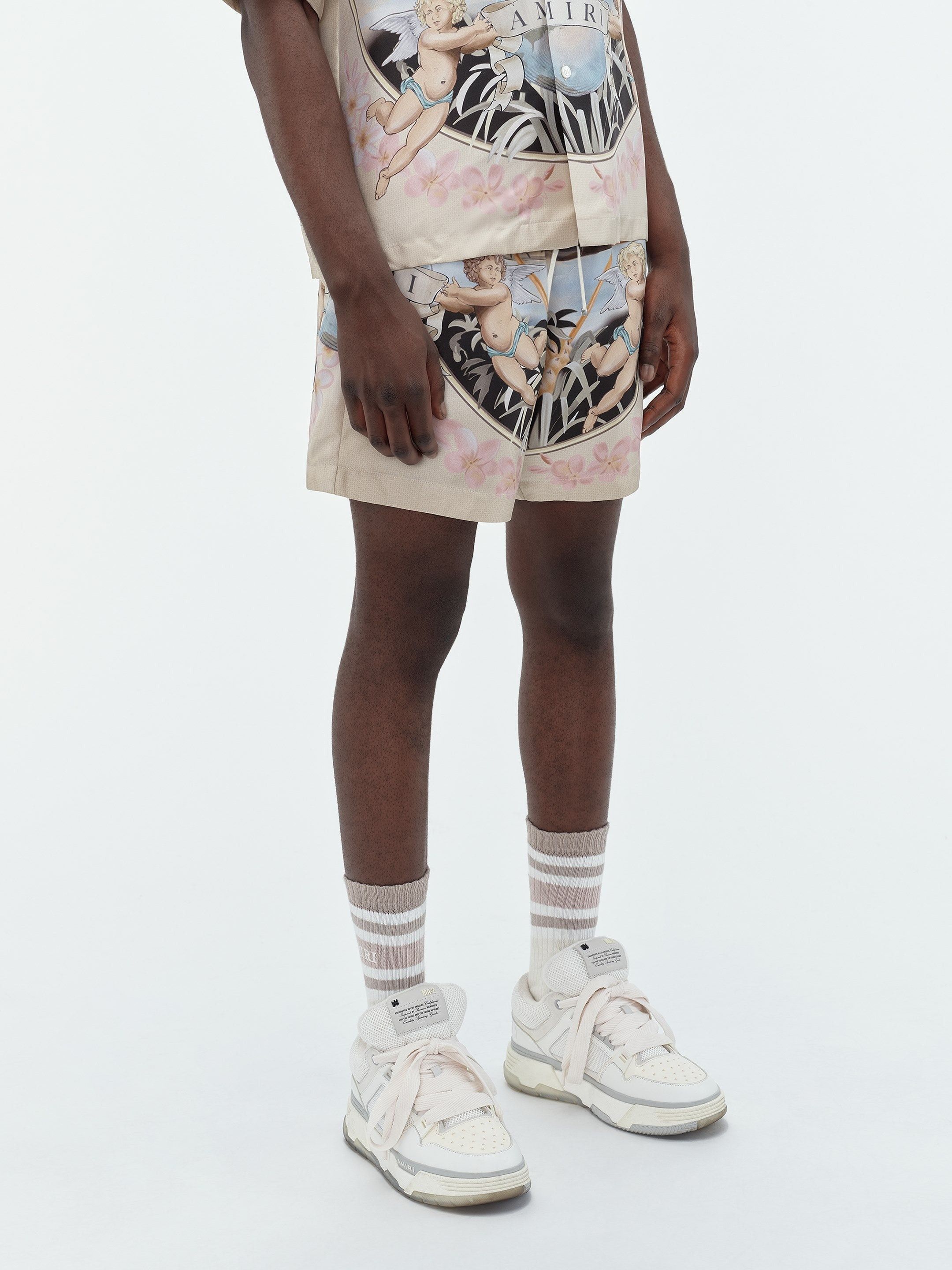 Amiri o1orln1025 Cherub Silk Shorts in Multicolor Size US 36 / EU 52 - 4 Thumbnail