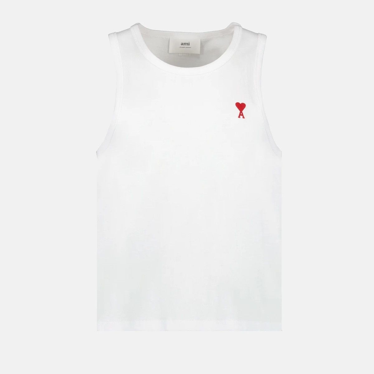 AMI Ami Paris Tank Top White NEW 200$ Size US XXL / EU 58 / 5 - 2 Thumbnail