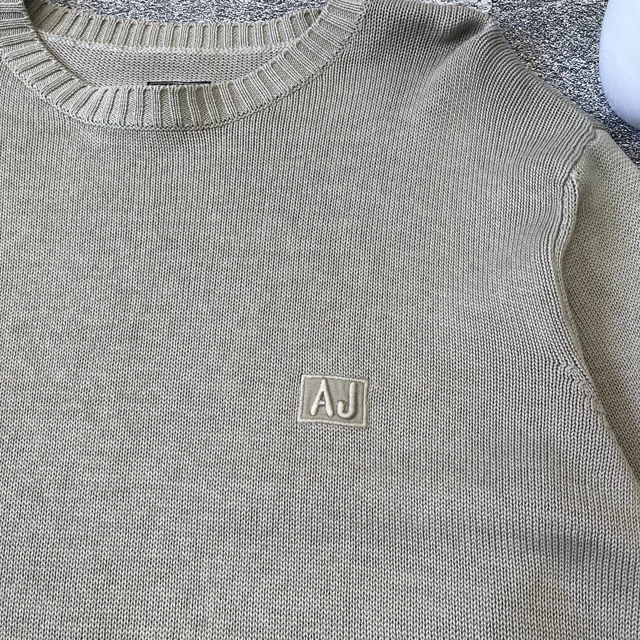 Armani Very rare, Vintage Armani Jeans, sweater 90s Y2K big logo Size US XL / EU 56 / 4 - 10 Thumbnail
