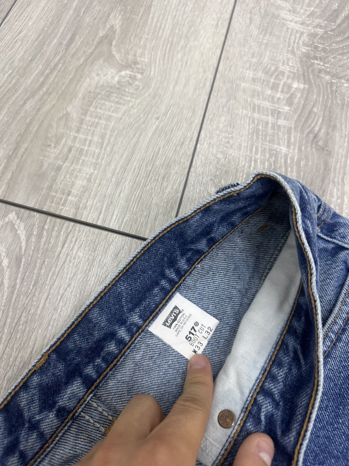 Levi's Levis 517 Made in USA Denim Flared Jeans Size US 30 / EU 46 - 6 Thumbnail