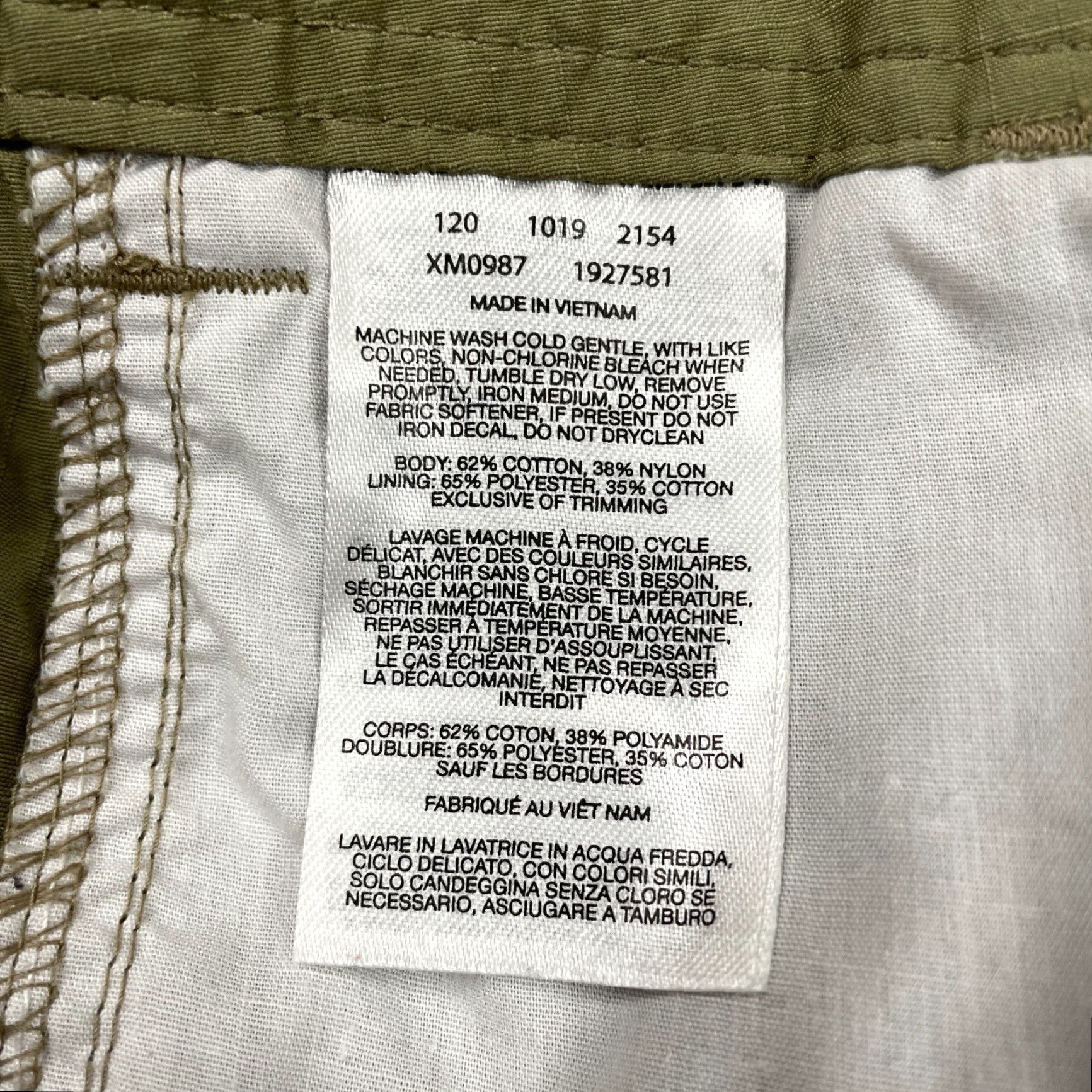 Vintage VINTAGE None Columbia Chino Shorts Mens 42 Regular Green Casual Outdoor Cotton Size US 42 / EU 58 - 6 Thumbnail