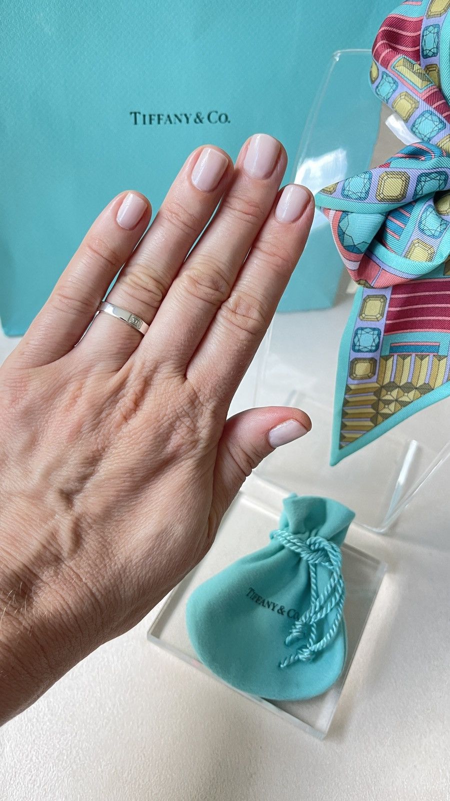Tiffany & Co. Tiffany & Co. Atlas Band Ring in Silver size 5 NEW $399 Size ONE SIZE - 2 Thumbnail