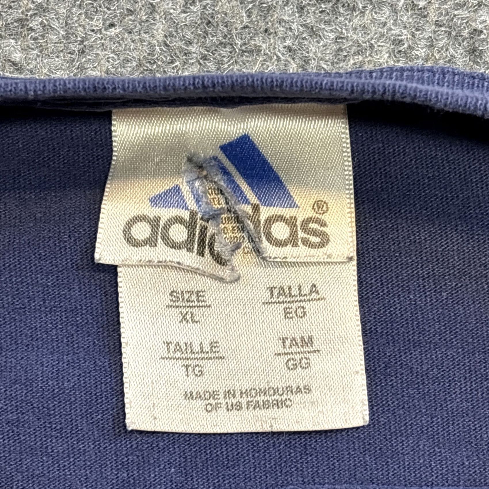 Adidas adidas Shirt Mens XL Blue Raul Gonzalez Stamp Longsleeve Men Spain Football Size US XL / EU 56 / 4 - 3 Thumbnail