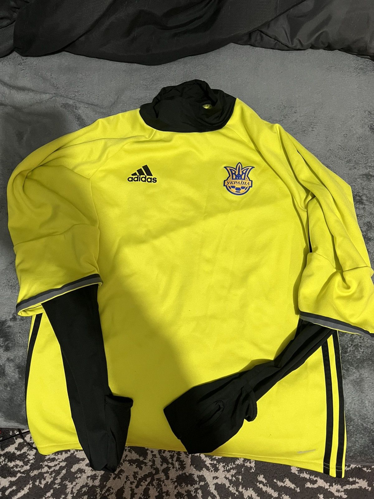 Adidas Adidas Soccer Keeper Training jersey Ukraine Team Size US L / EU 52-54 / 3 - 1 Thumbnail
