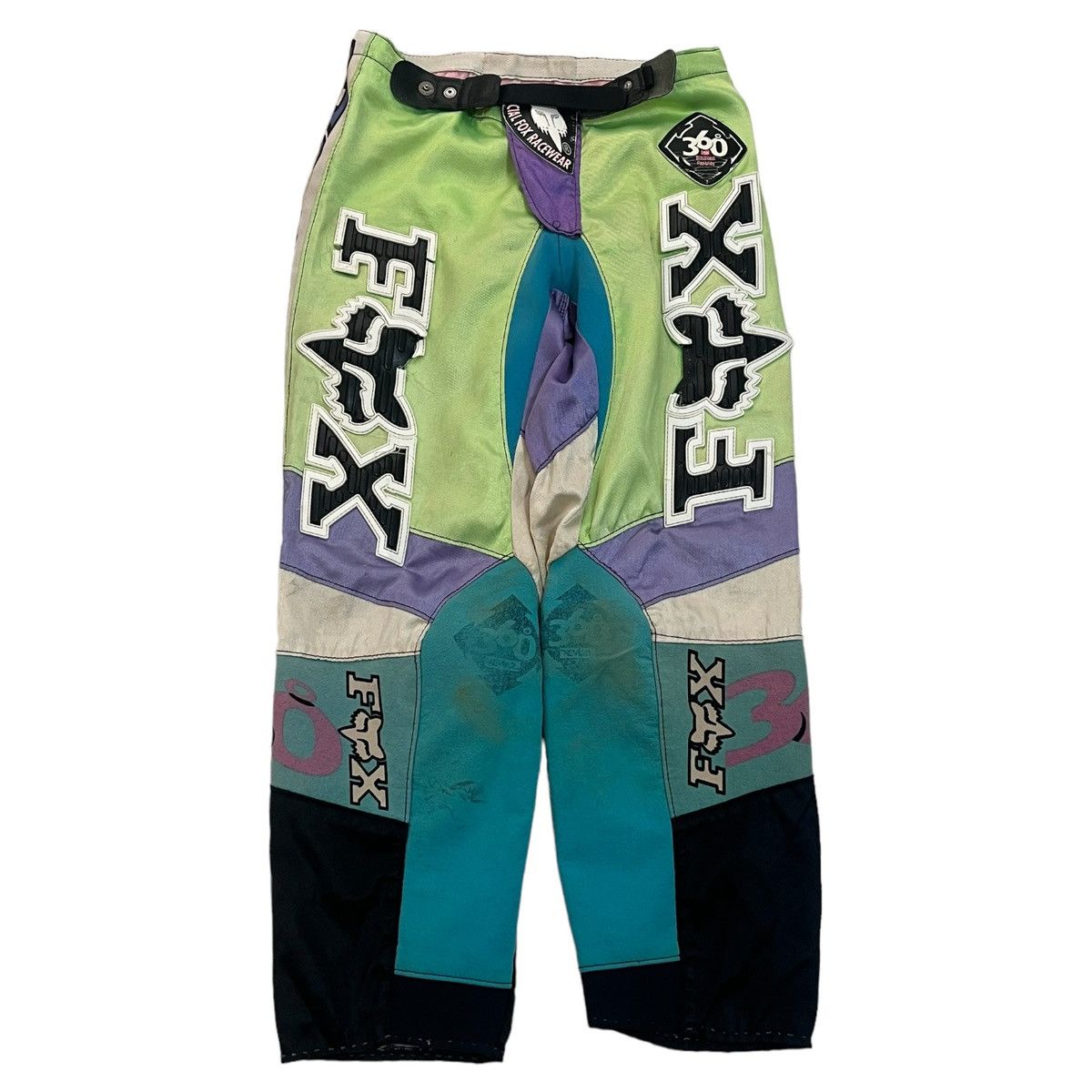 Fox Racing × Vintage Vintage Distressed and Damage Fox Outdoor motocross 31 x 26 Size US 31 - 1 Thumbnail