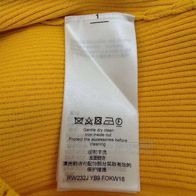 Louis Vuitton Louis Vuitton Yellow Knit Logo Top . Size S / US 4 / IT 40 - 6 Thumbnail
