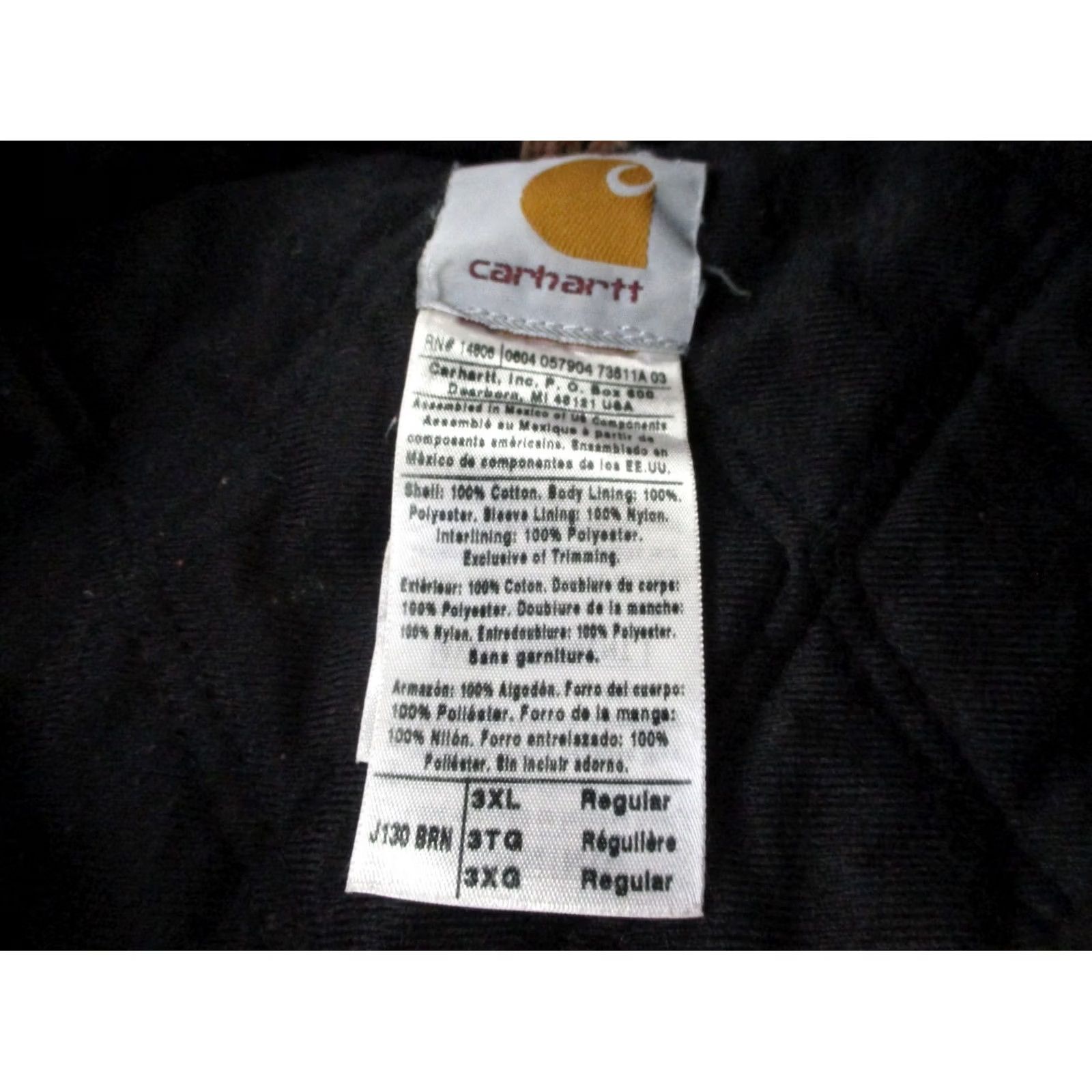 Carhartt Carhartt Jacket Mens 3XL Beige Canvas Lined Barn Country Workwear Outdoor J130 Size US XXL / EU 58 / 5 - 6 Thumbnail