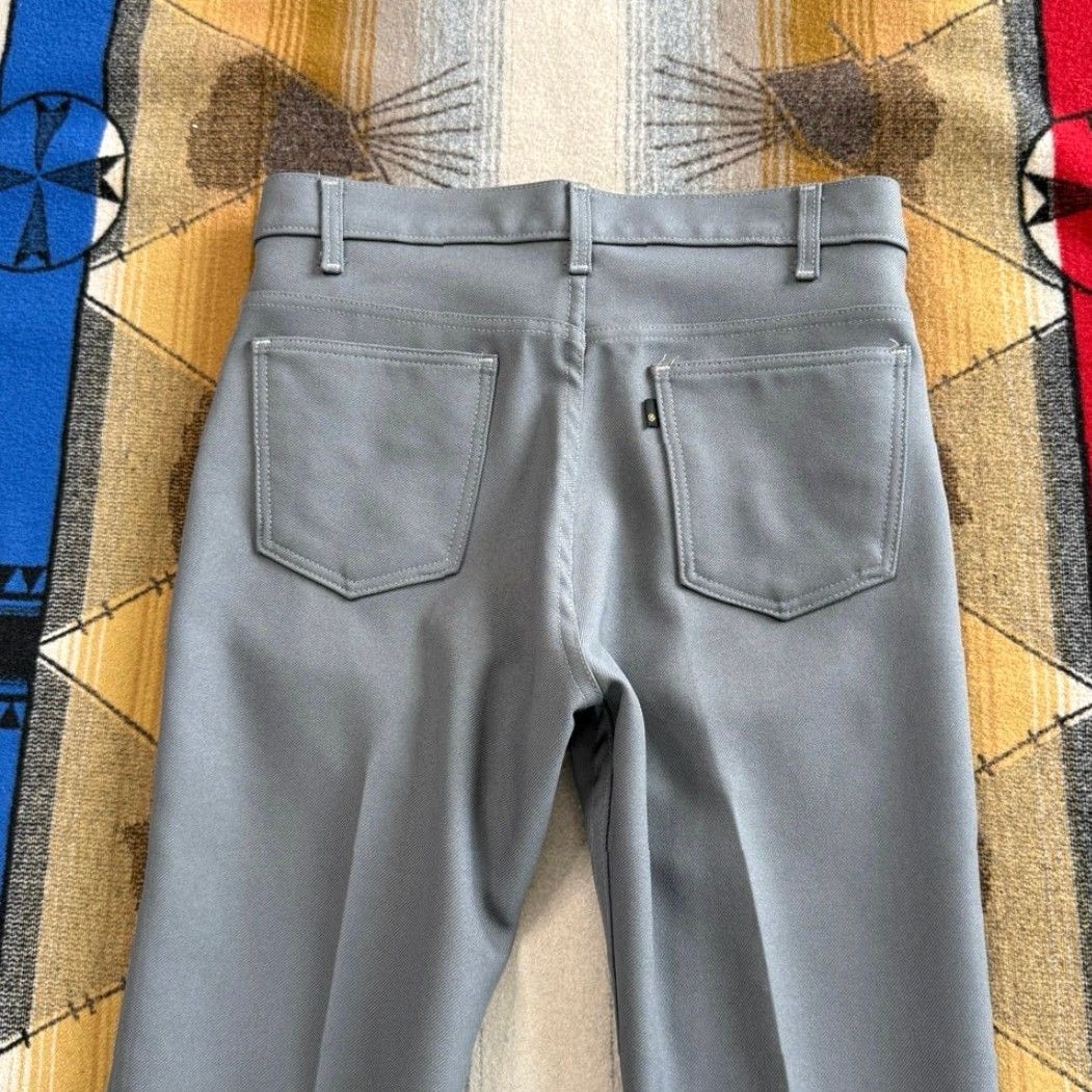 Levi's VINTAGE Levi's 517 Trousers Bootcut Grey Mens 33x29 Button Zip Pants 90s 80s Dress Workwear Casual Wedding Size US 33 - 7 Thumbnail