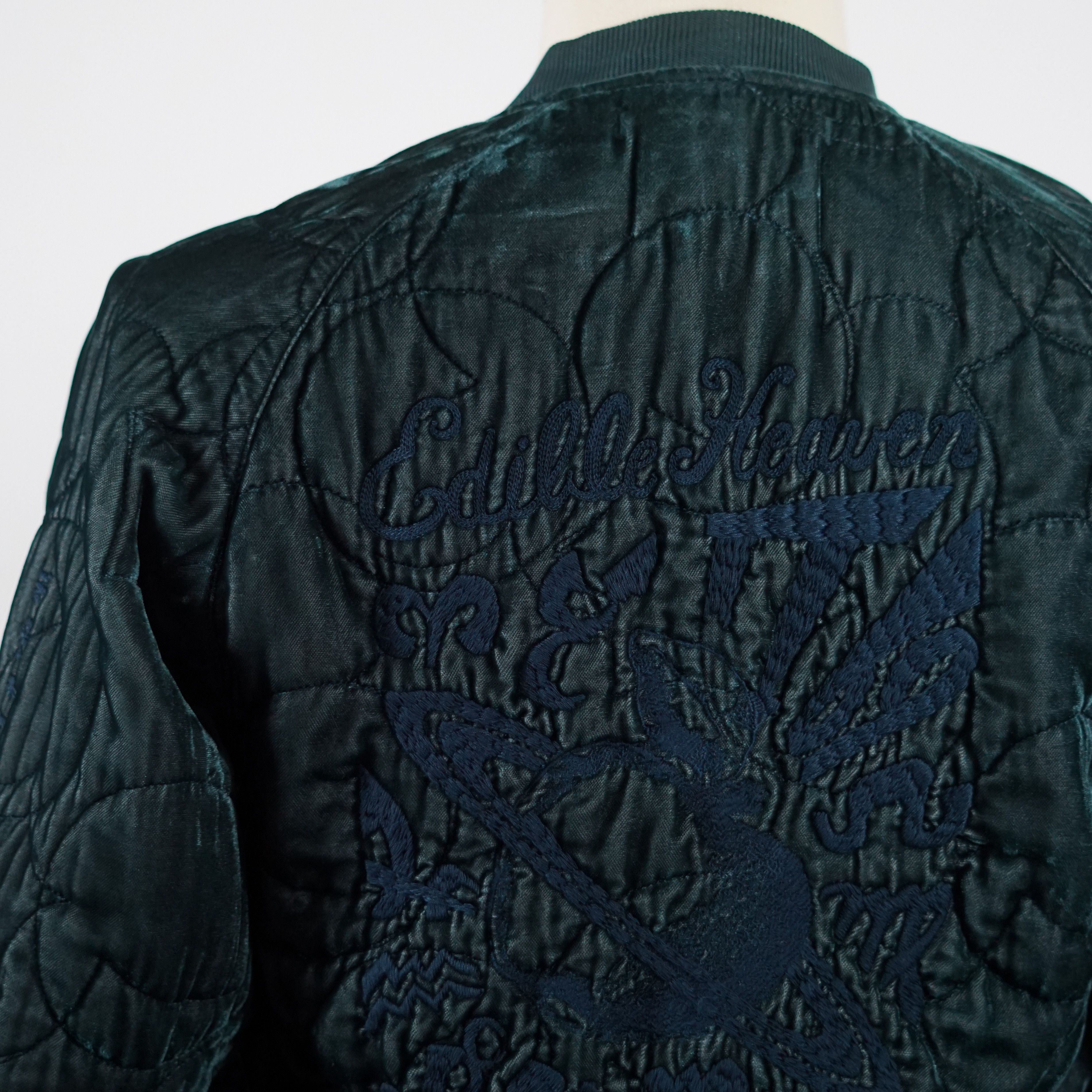 CABANE de ZUCCa AW02/ Cabane De Zucca Embroidery Velvet Bomber Size US S / EU 44-46 / 1 - 10 Thumbnail