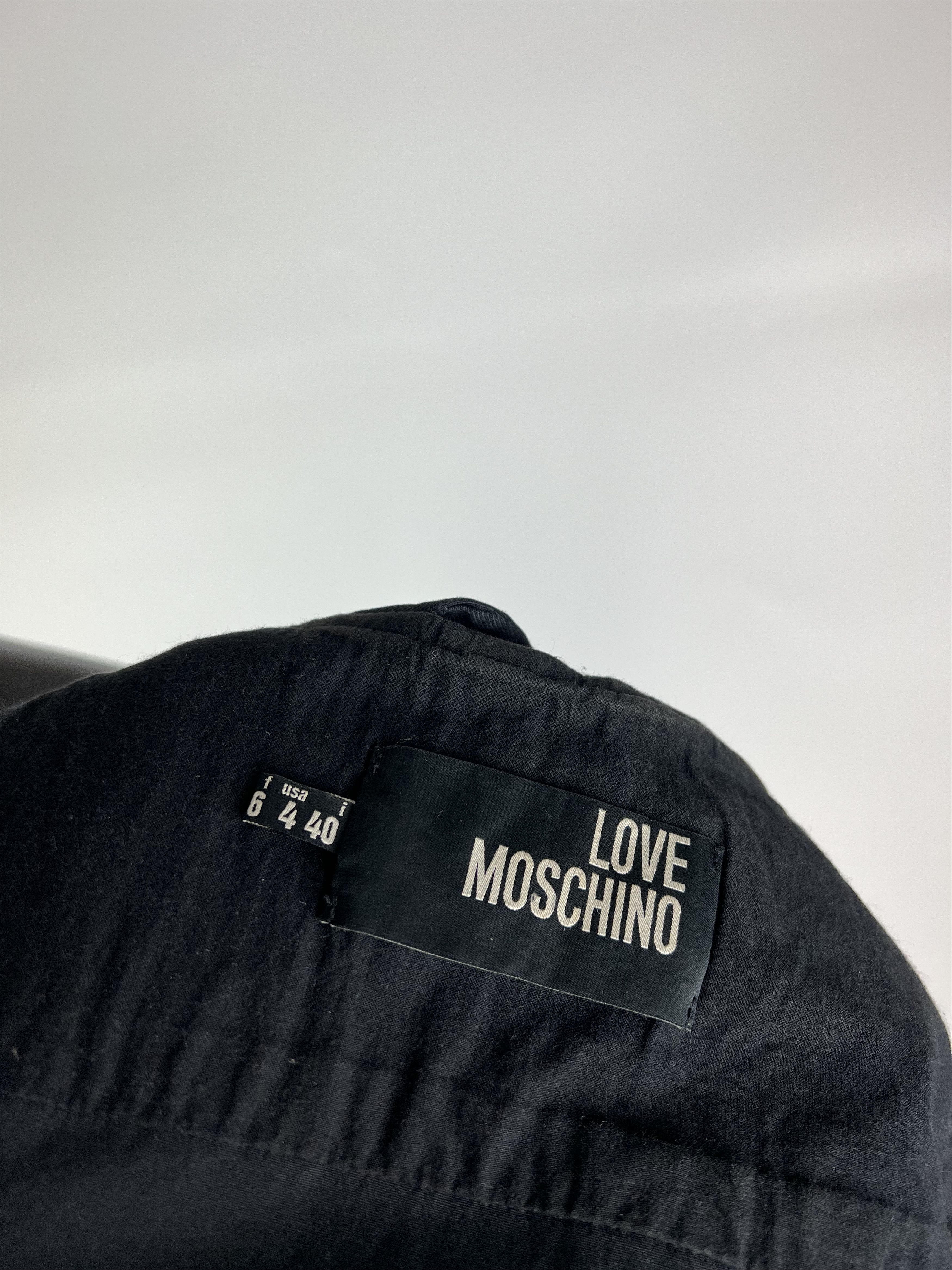 Love Moschino × Moschino Rare Vintage Love Moschino Black Denim Jacket Size S / US 4 / IT 40 - 12 Thumbnail
