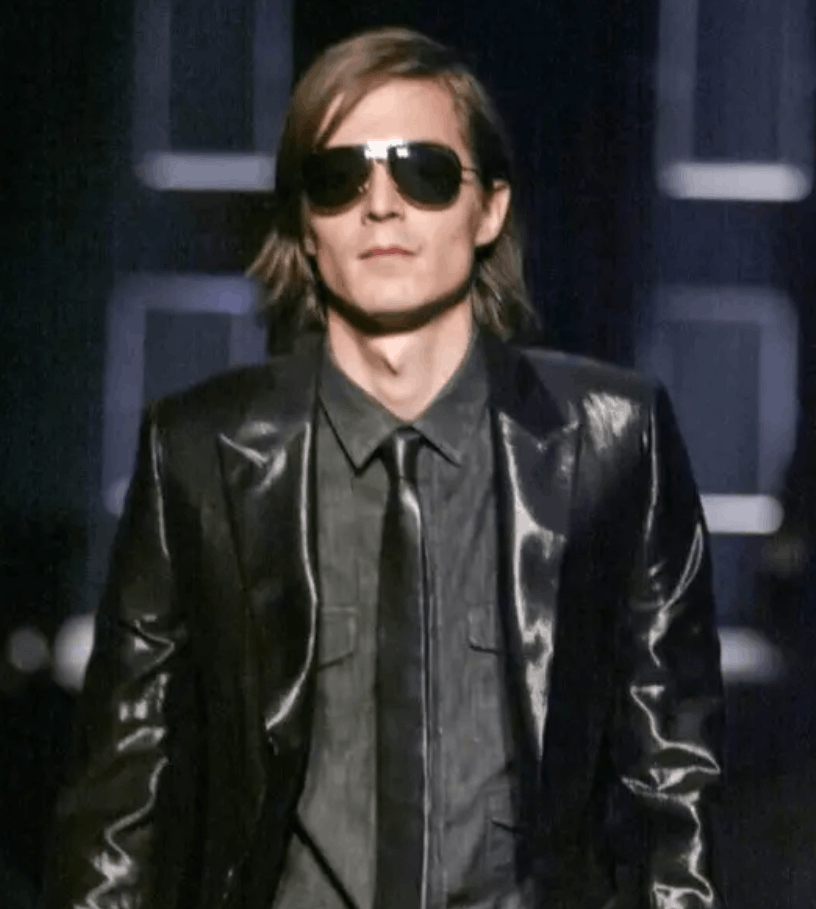 Dior × Hedi Slimane Dior Homme SS04 "Strip" Chrome Studded Aviator Sunglasses Size ONE SIZE - 16 Thumbnail