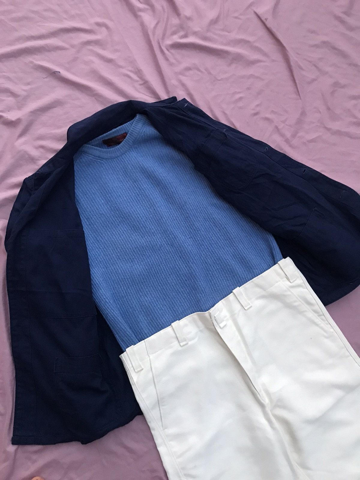 Other THICK RIBBED CASHMERE RAGLAN SHOULDER CREWNECK JUMPER Size L / US 10 / IT 46 - 8 Thumbnail