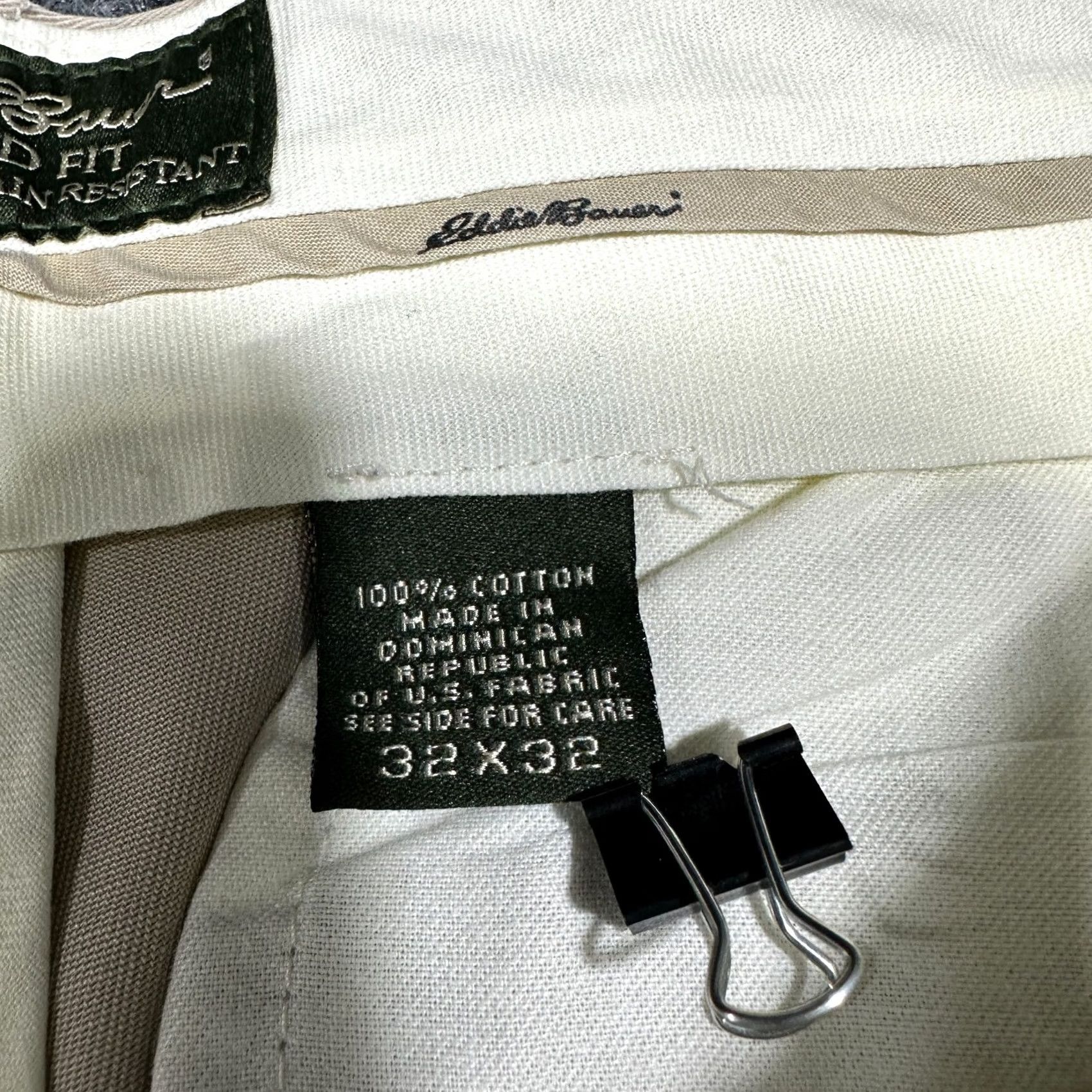 Eddie Bauer Eddie Bauer Pants Mens 32 Relaxed Fit Wrinkle Resistant Chino Beige Cotton Shirt? Size US 32 / EU 48 - 5 Thumbnail