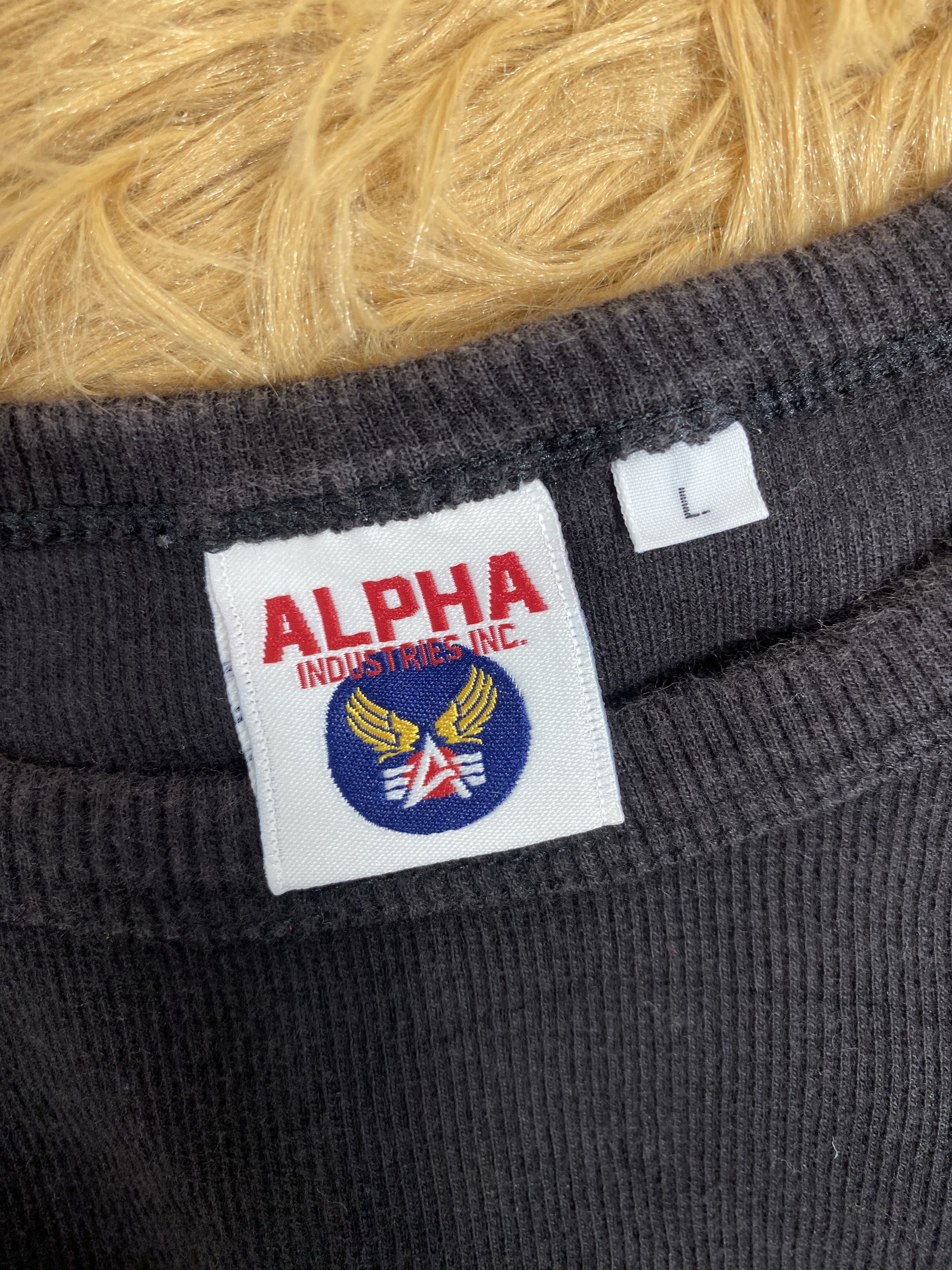 Alpha Industries Vintage Alpha Industries T-Shirts PT0038 Size US L / EU 52-54 / 3 - 8 Thumbnail