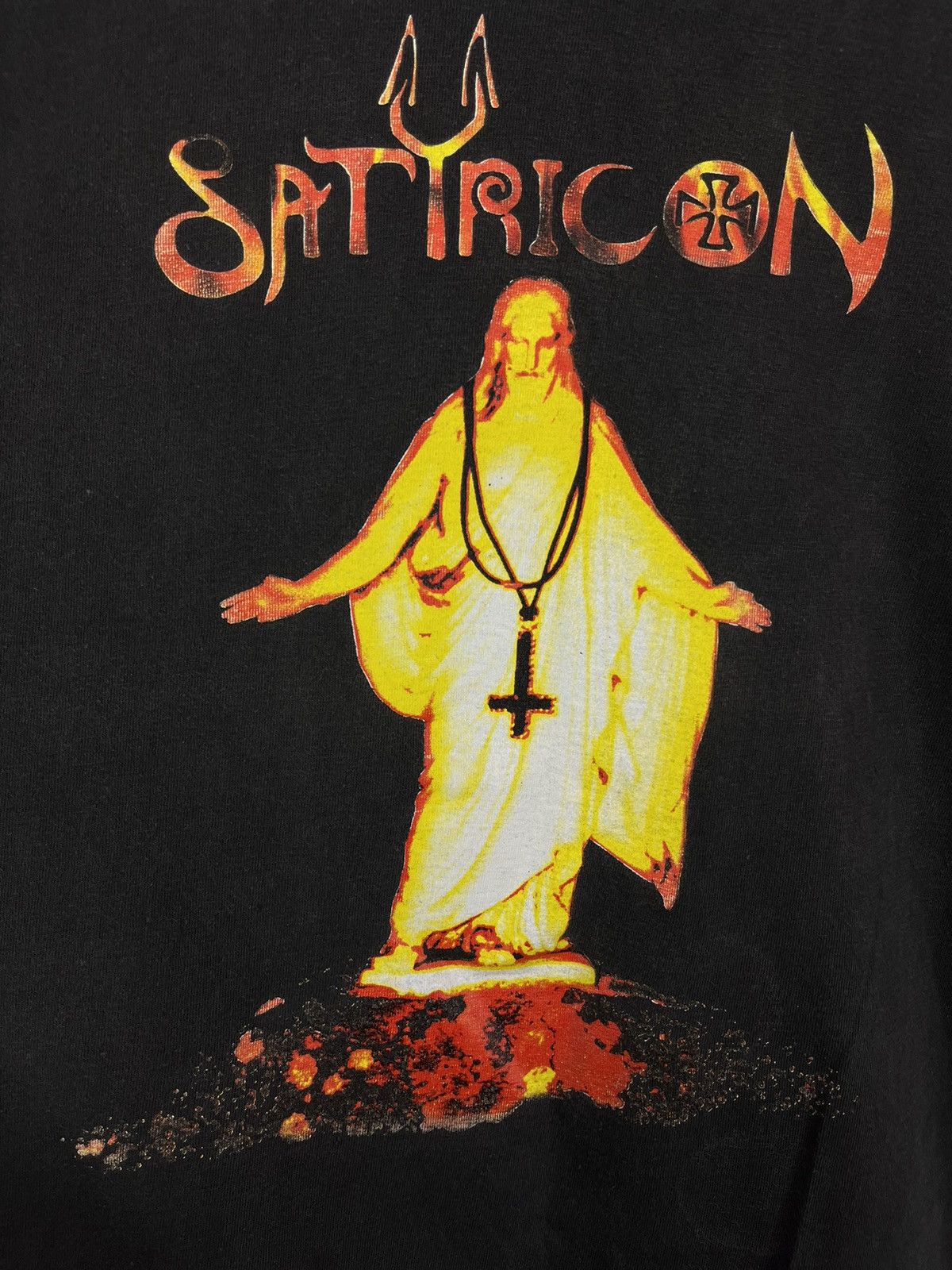 Band Tees × Vintage 90s Satyricon The Shadowthrone Vintage Longsleeve L Size US L / EU 52-54 / 3 - 5 Thumbnail