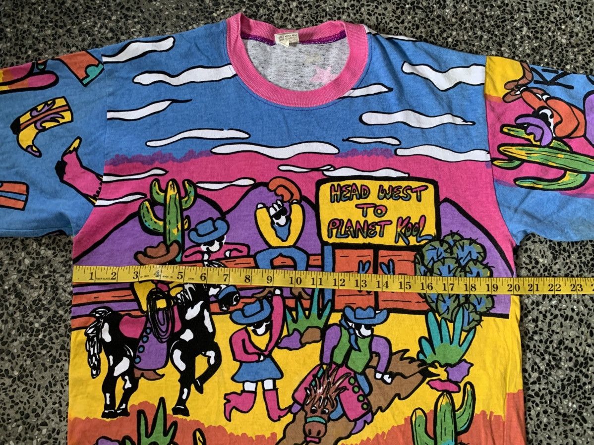 Vintage Vintage 90s Kool Planet / Kozmik All Over Print T shirt Size US M / EU 48-50 / 2 - 10 Thumbnail
