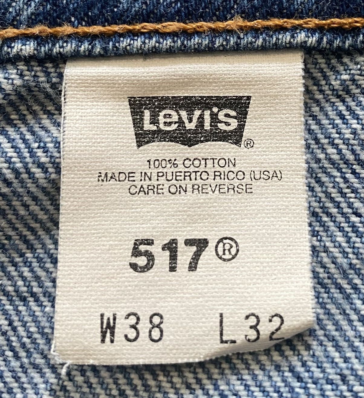 Levi's VTG 90’s Levi’s 517 Orange Tab Boot Cut Jeans Men’s 38x31 Size US 38 / EU 54 - 8 Thumbnail