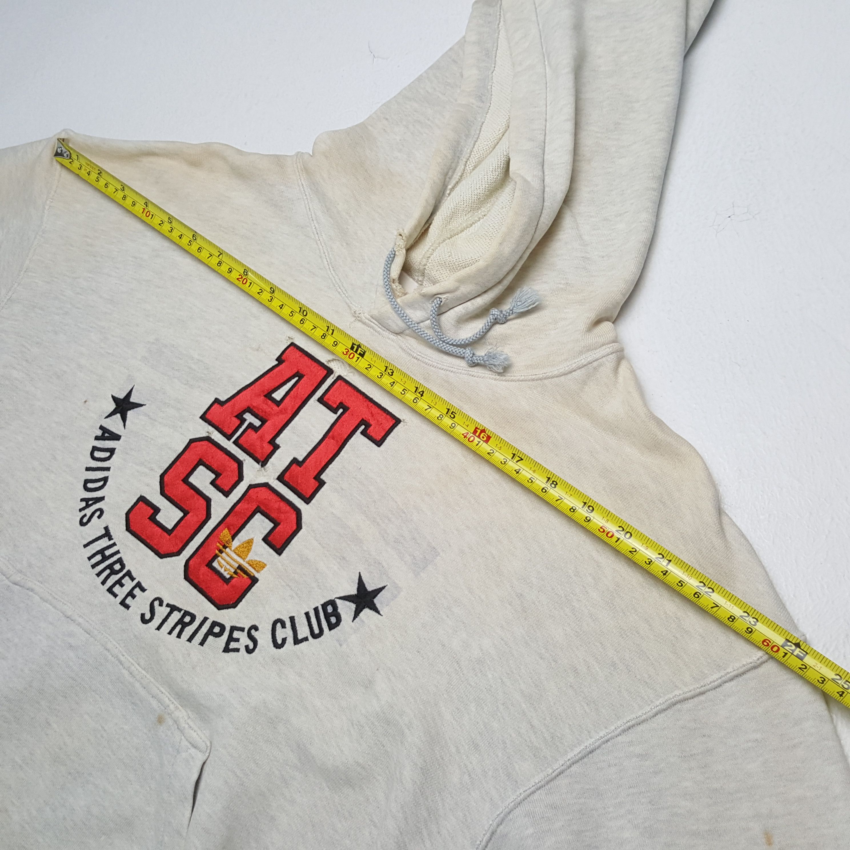 Adidas × Vintage ADIDAS ATSC Center Design Streetwear Style Hoodies Size US L / EU 52-54 / 3 - 5 Thumbnail