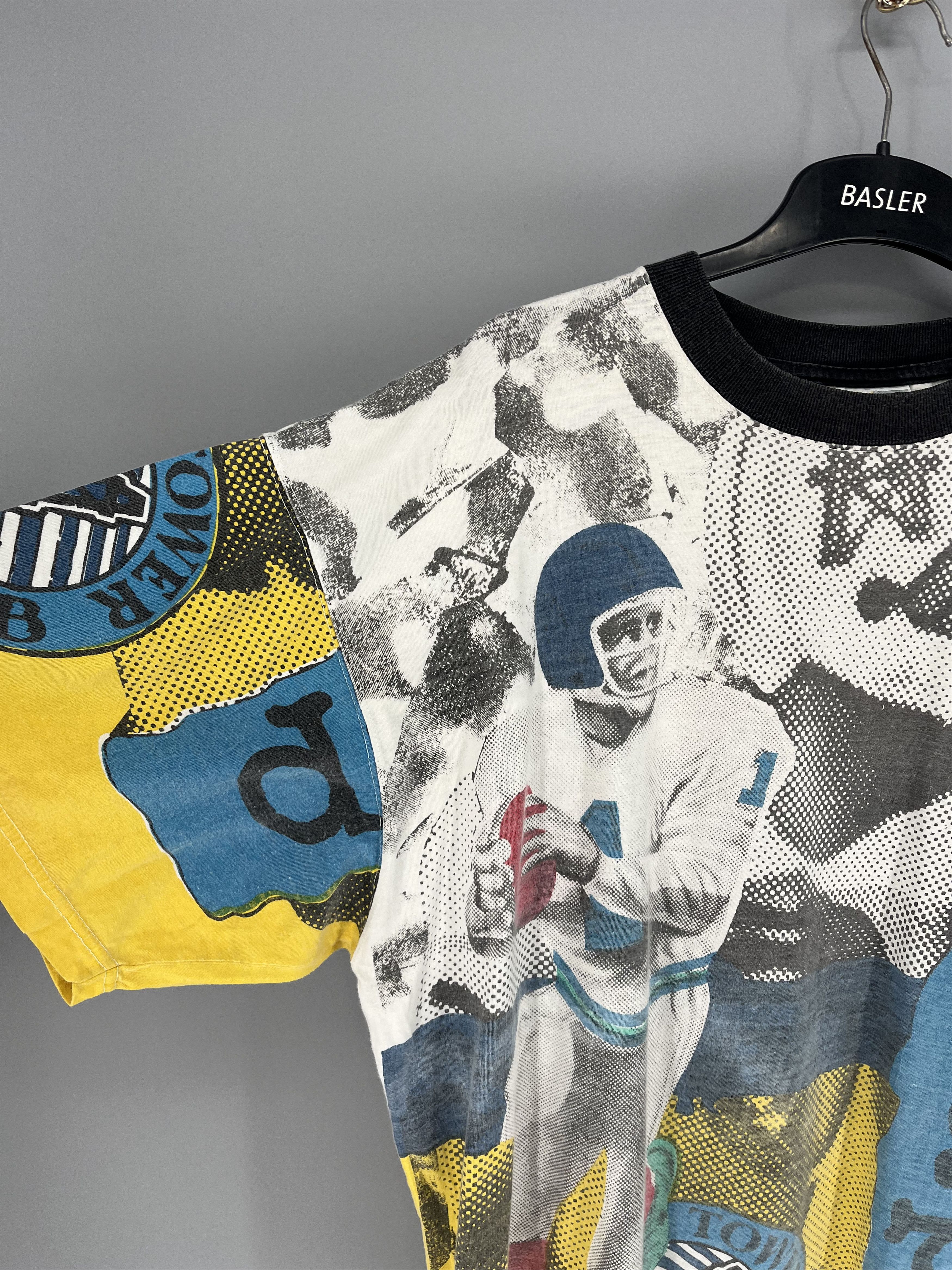 NFL × Sports Specialties × Vintage Vintage 90s NFL American Football Tower Boys fullprint tees Size US XL / EU 56 / 4 - 6 Thumbnail