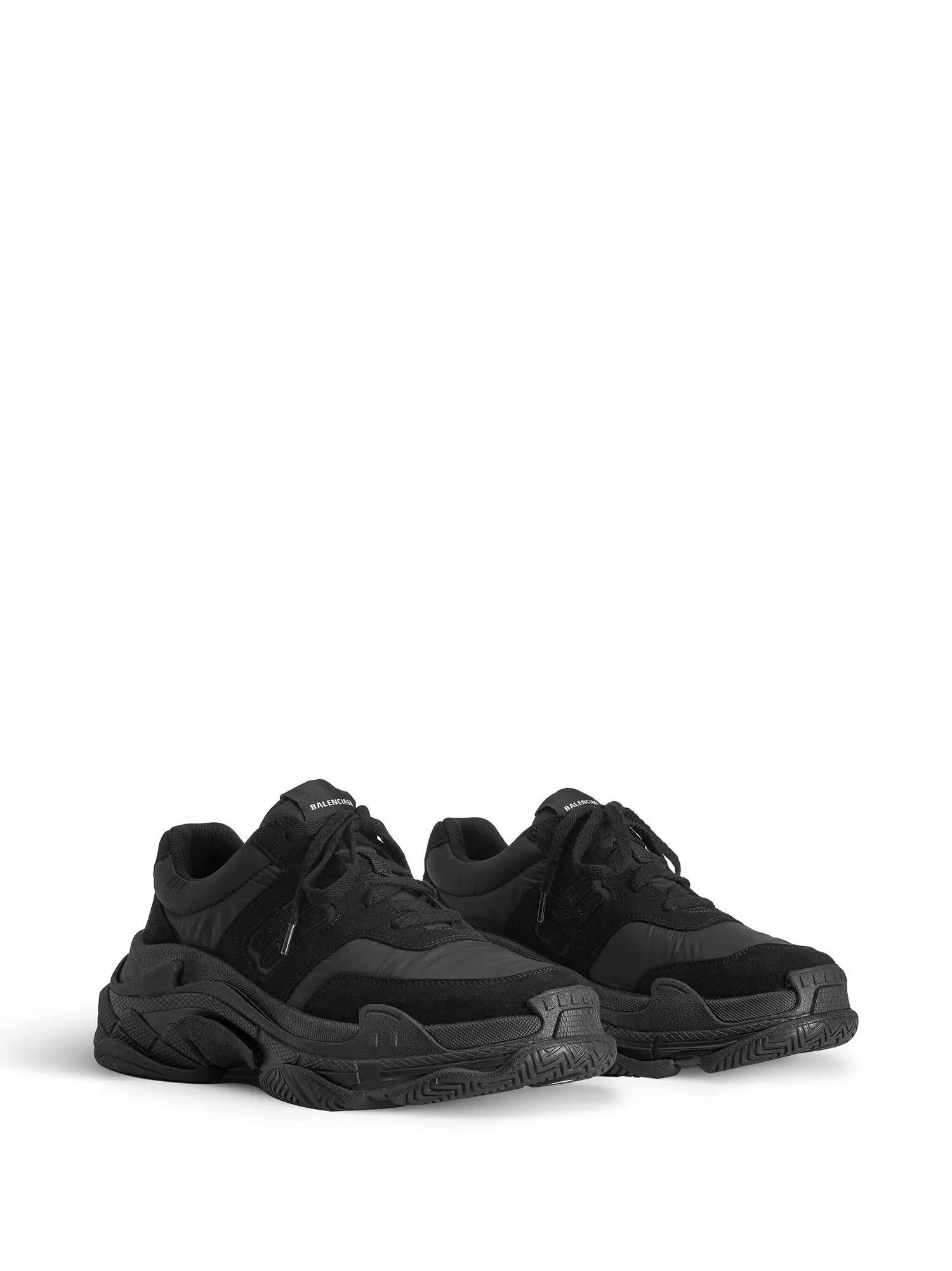 Balenciaga o1mt1gz0924 Triple S Sneaker in Black Size US 10 / EU 43 - 2 Thumbnail