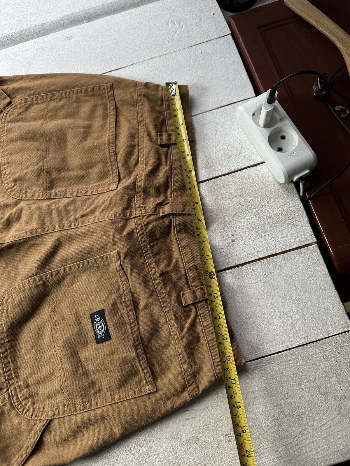 Dickies MUSTARD DICKIES 🚨 CARGO PANTS Y2K SK8 BAGGY MULTIPOCKET Size US 34 / EU 50 - 15 Thumbnail