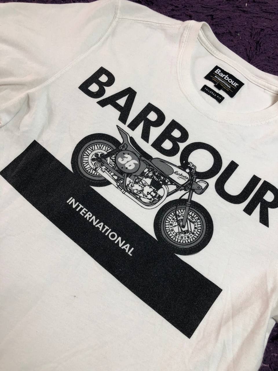 Barbour × Vintage Barbour Cotton T-Shirt England Brand Barbour Tee Casual Size US S / EU 44-46 / 1 - 13 Thumbnail