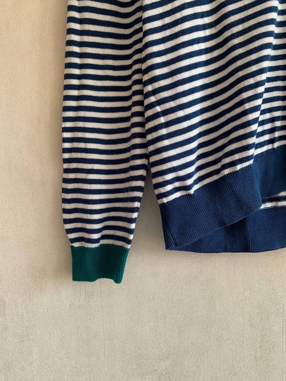Lacoste 90's Vintage Lacoste Striped Cardigan Mens Size 6 (XL) Size US XL / EU 56 / 4 - 6 Thumbnail