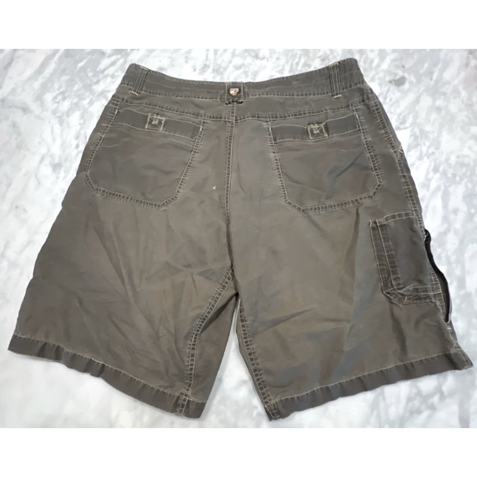 Vintage VINTAGE Kuhl Mens Shorts 36 Gray Cargo Outdoor Hiking Casual Summer Spring Fall Size US 36 / EU 52 - 4 Thumbnail