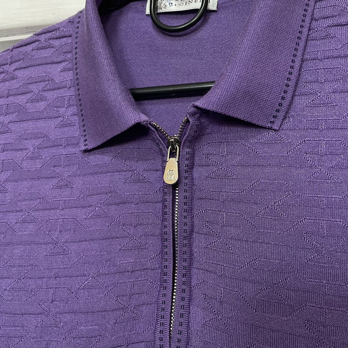 Brunello Cucinelli × Vintage Brunello Cucinelli Polo Shirt tee sweater cardigan old money Size US XL / EU 56 / 4 - 2 Thumbnail
