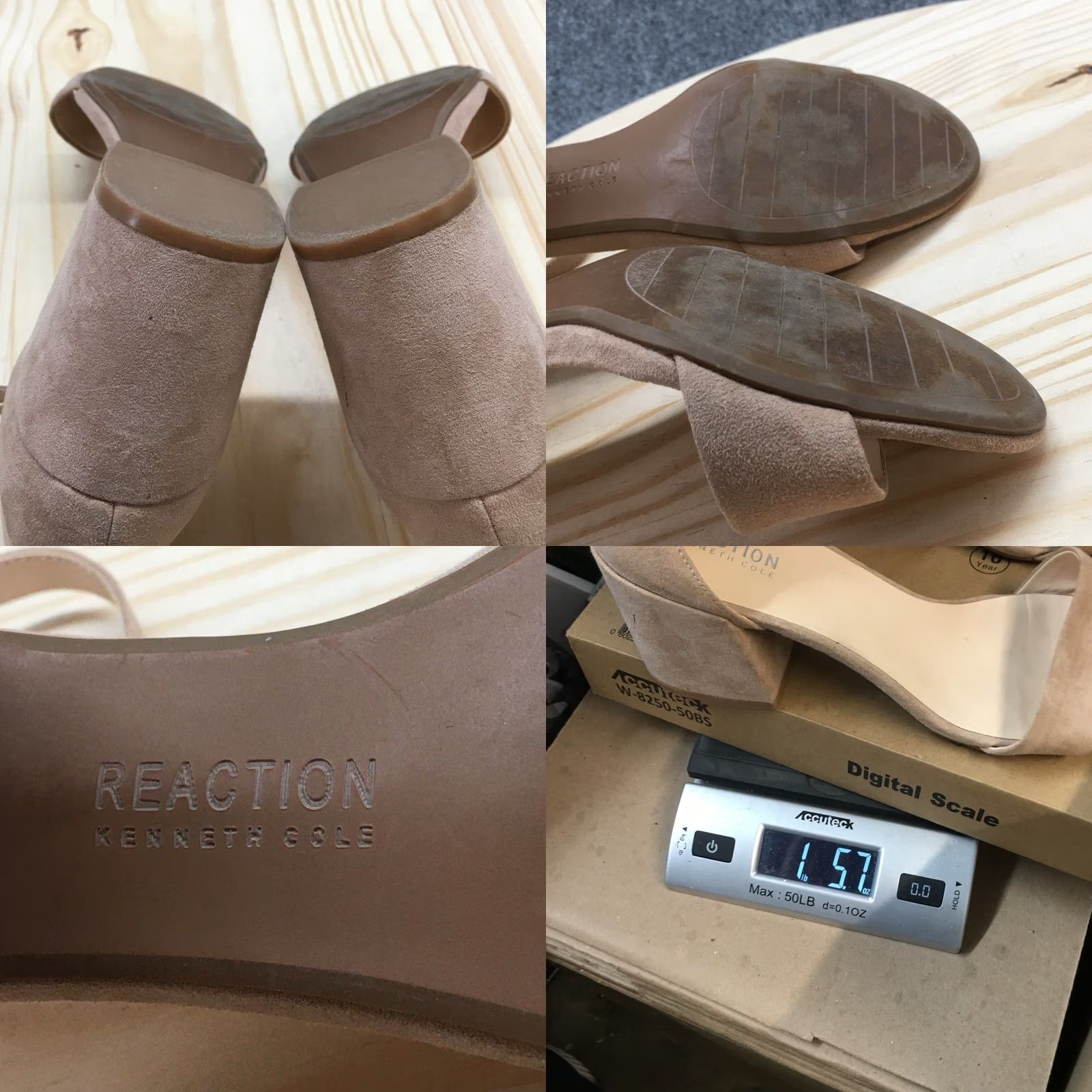 Kenneth Cole Kenneth Cole Reaction Sandals Womens 10 Holly Ankle Strap Brown Open Toe Block Heel Sandal Size US 10 / IT 40 - 10 Thumbnail