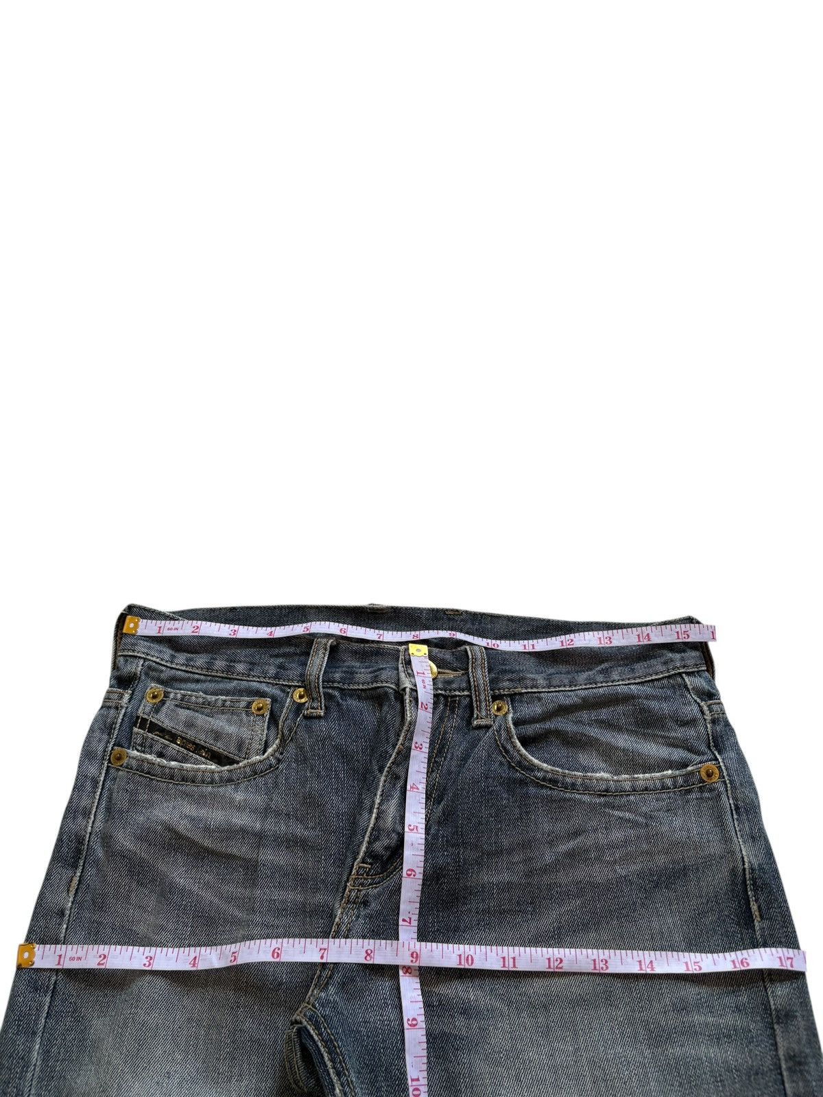 Japanese Brand Vintage Japanese Brand Faded Wash Distressed Bootcut Jeans Size US 32 / EU 48 - 12 Thumbnail