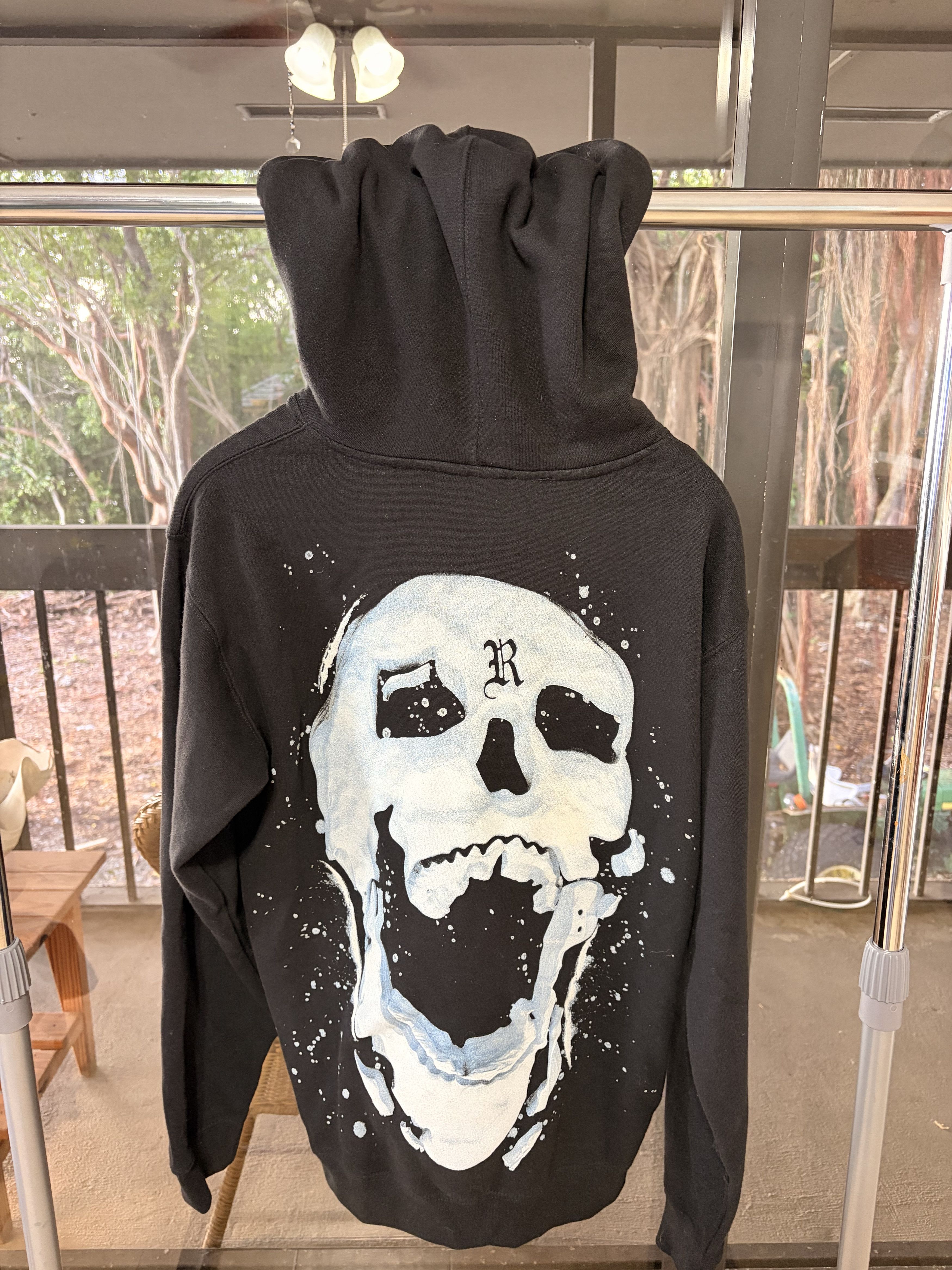 Revenge Revenge Black Snow Motif Hoodie Size Small Size US S / EU 44-46 / 1 - 2 Thumbnail