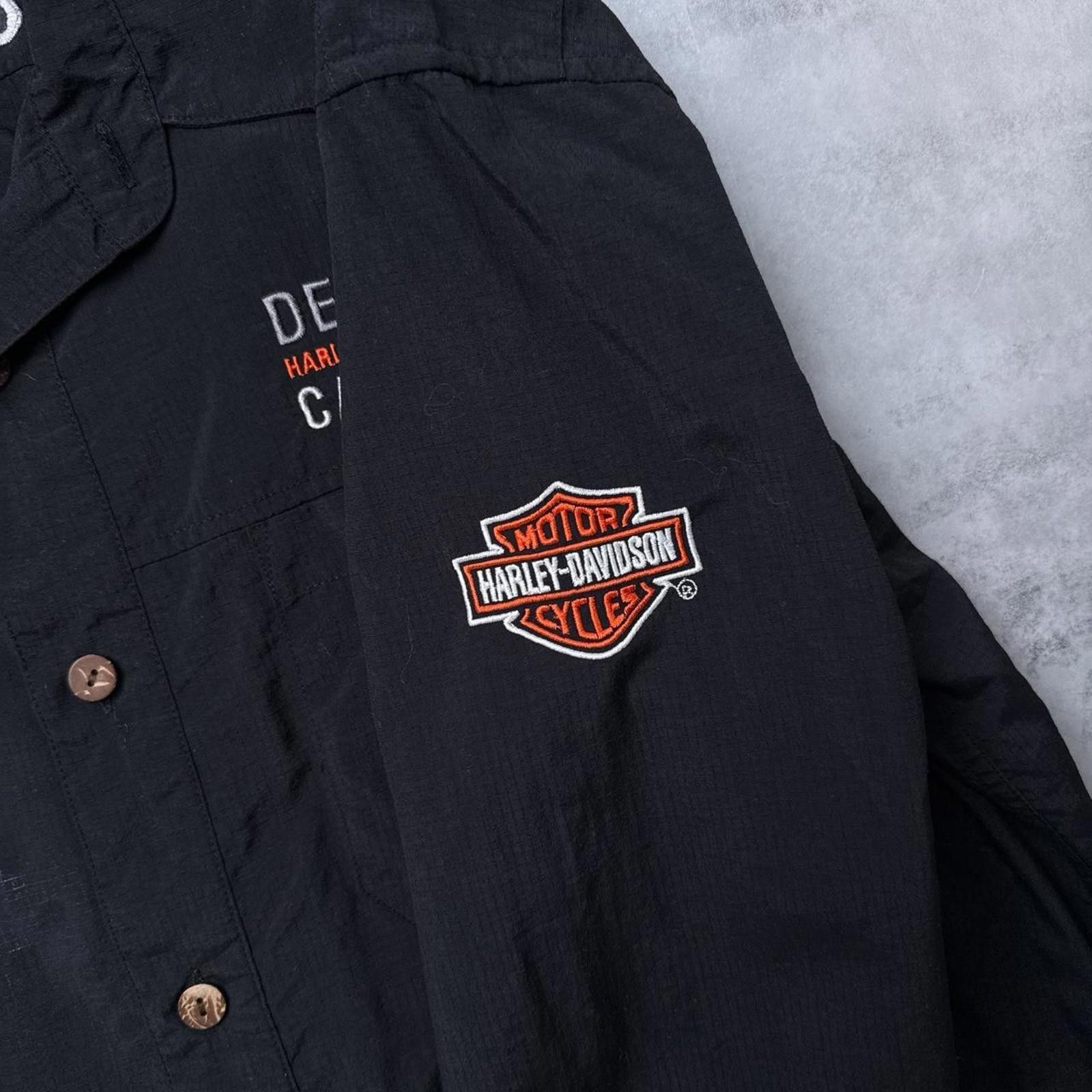 Harley Davidson Y2K Harley Davidson 00s Canada button up black shirt Size US M / EU 48-50 / 2 - 6 Thumbnail