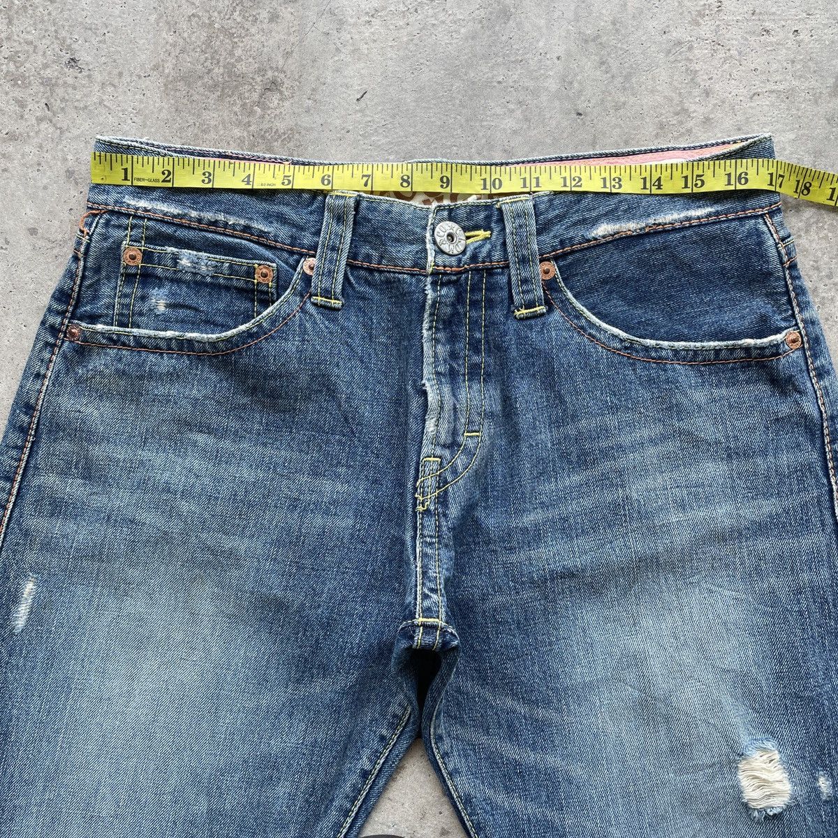 Vintage Vintage COCOLULU Baggy Jeans BigLogo Distressed Pants W34x31 Size US 34 / EU 50 - 6 Thumbnail