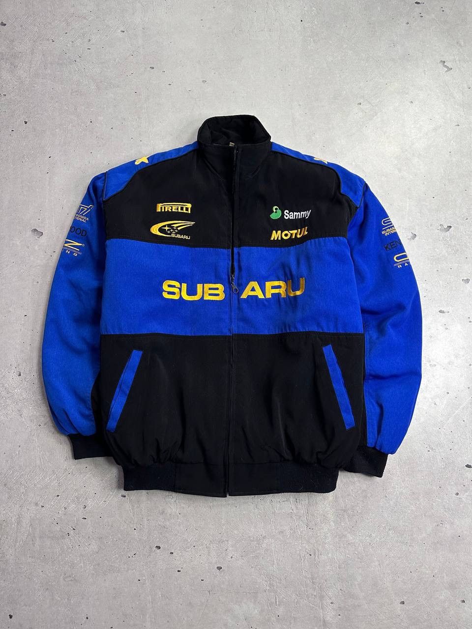 Formula 1 Subaru World Rally Team Vintage Racing Jacket Pirelli STI Size US XL / EU 56 / 4 - 10 Thumbnail