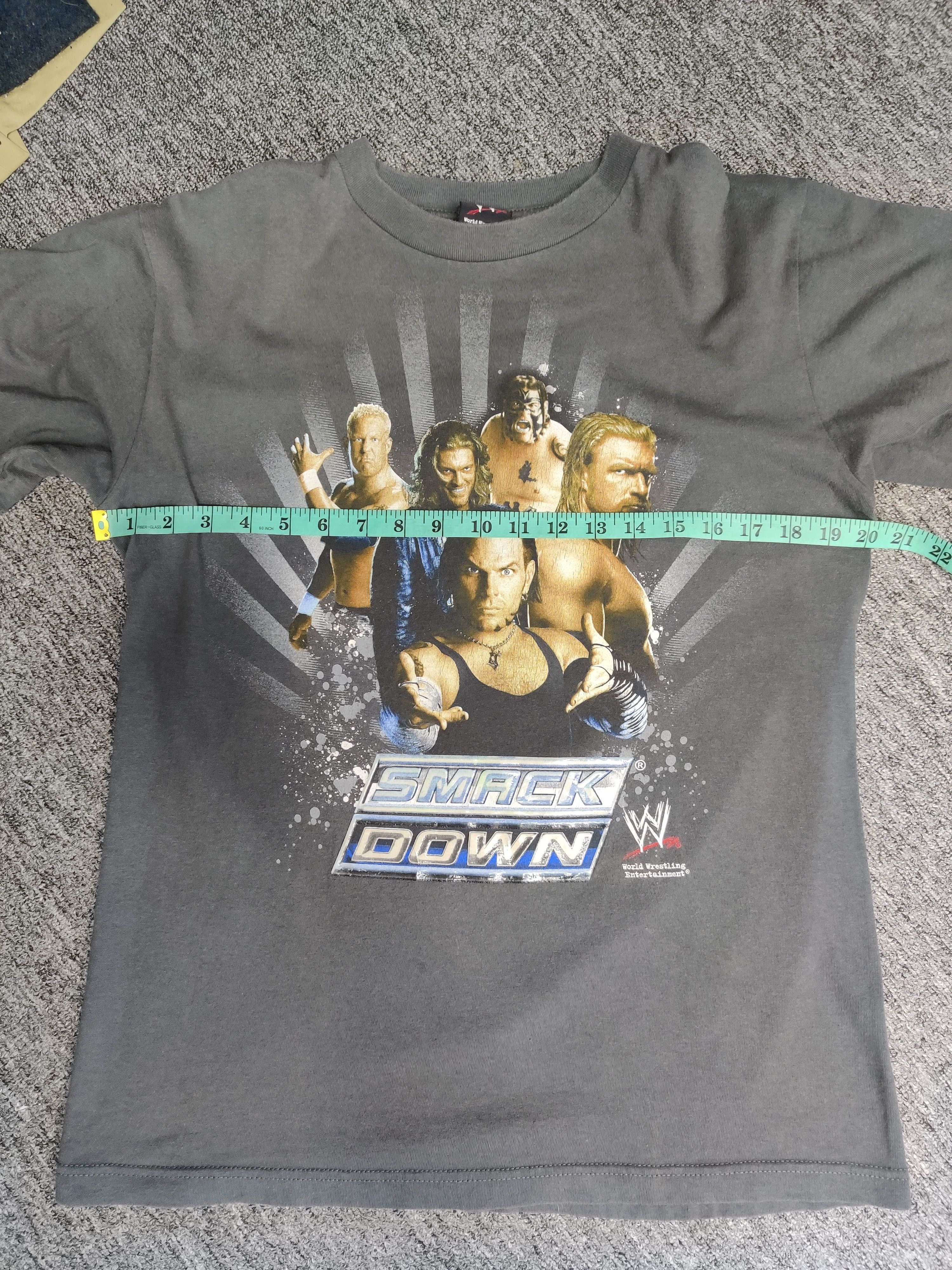 WWE Vintage Wwe Smack Down Long Tee Tshirt Size US XXL / EU 58 / 5 - 10 Thumbnail