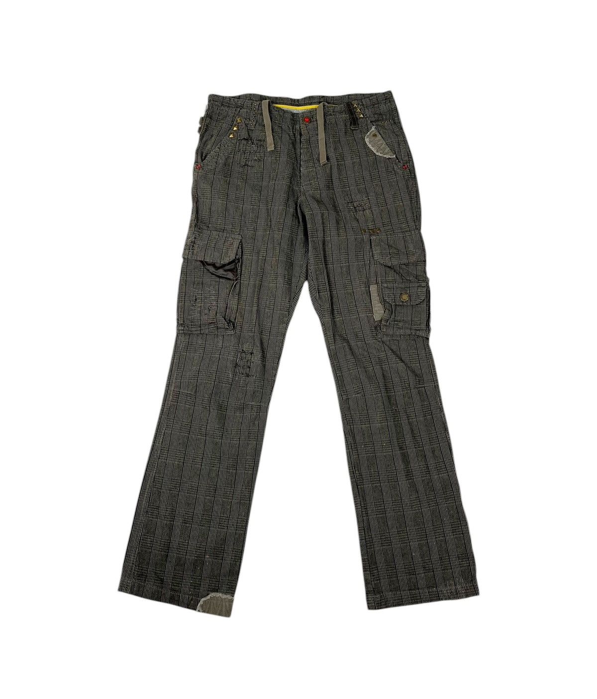 Japanese Brand Japanese Brand Rough Soul Cargo Distress Style Pants Size US 34 / EU 50 - 1 Thumbnail