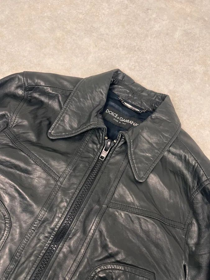 Dolce & Gabbana AW2016 Dolce & Gabbana Black Multi Zips Mafia Leather Jacket Size US M / EU 48-50 / 2 - 5 Thumbnail