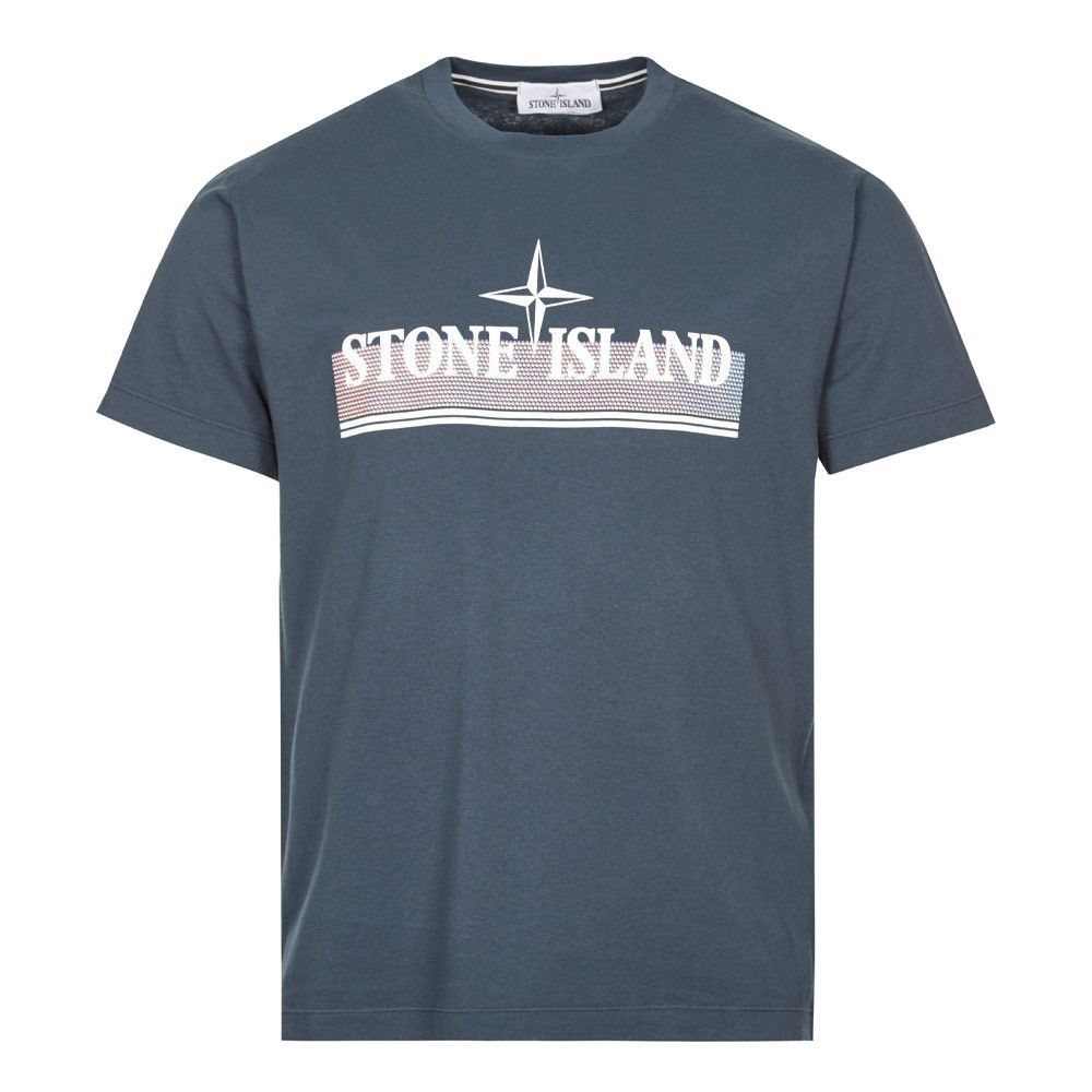 image of Stone Island T-Shirt in Dark Blue, Men's (Size Small)